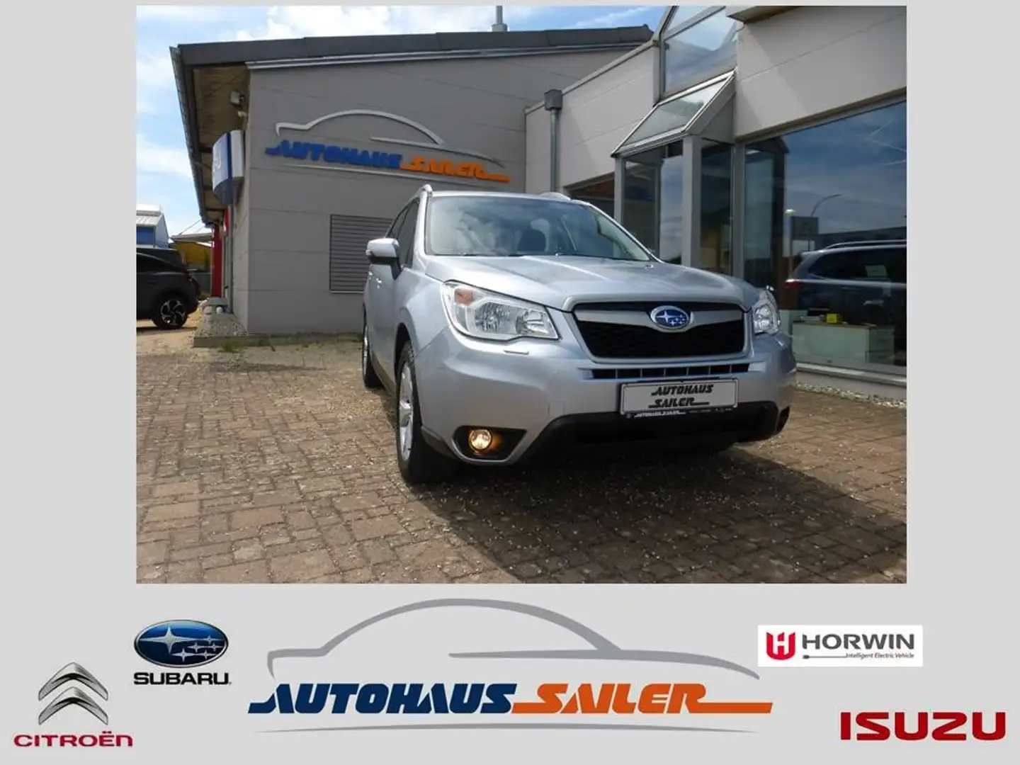 Subaru Forester 2,0D Exclusive Lineartronic Silber - 1