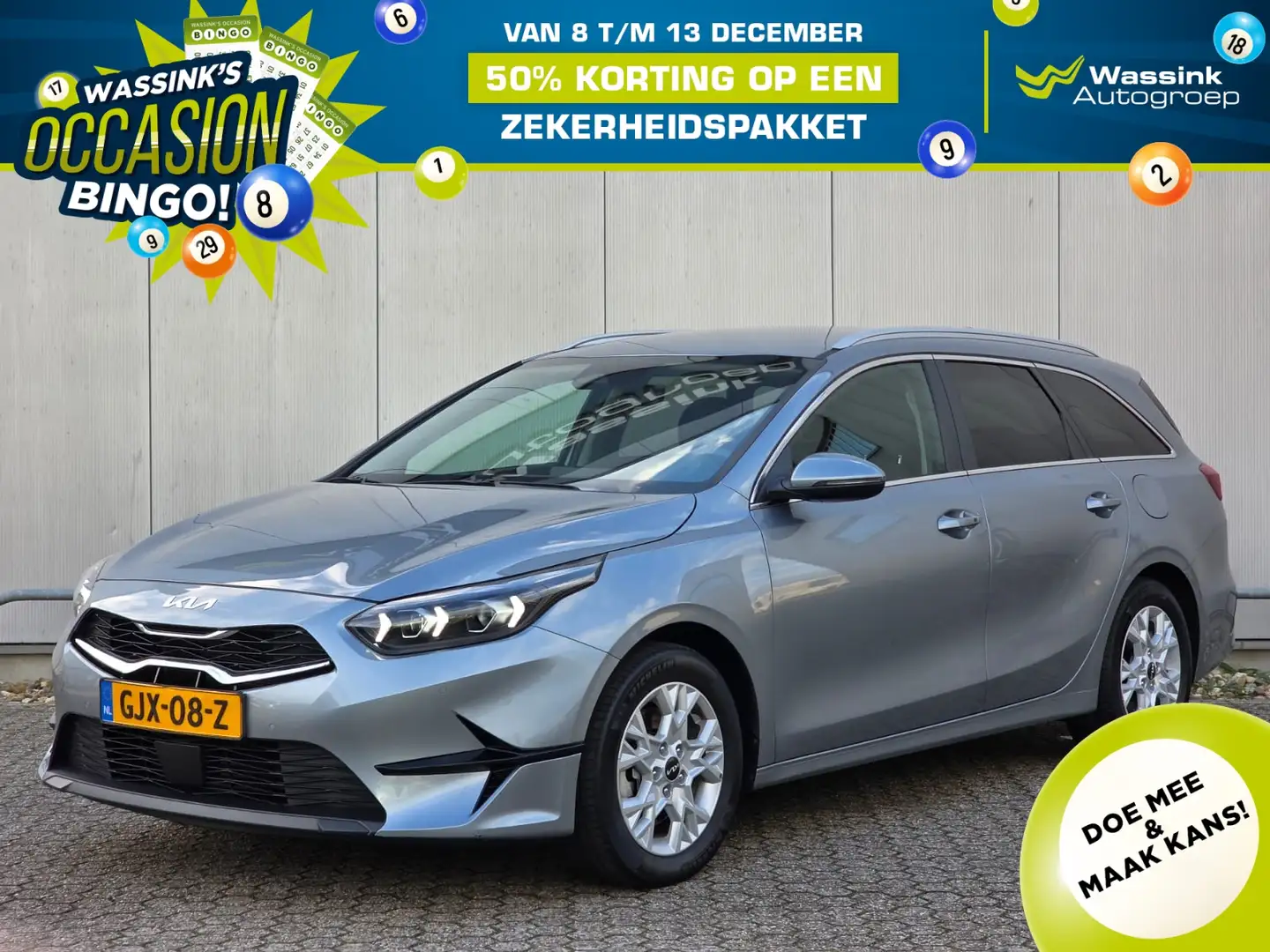 Kia Ceed SW / cee'd SW 100pk DynamicPlusLine | Navigatie | Parkeercamera Zilver - 1