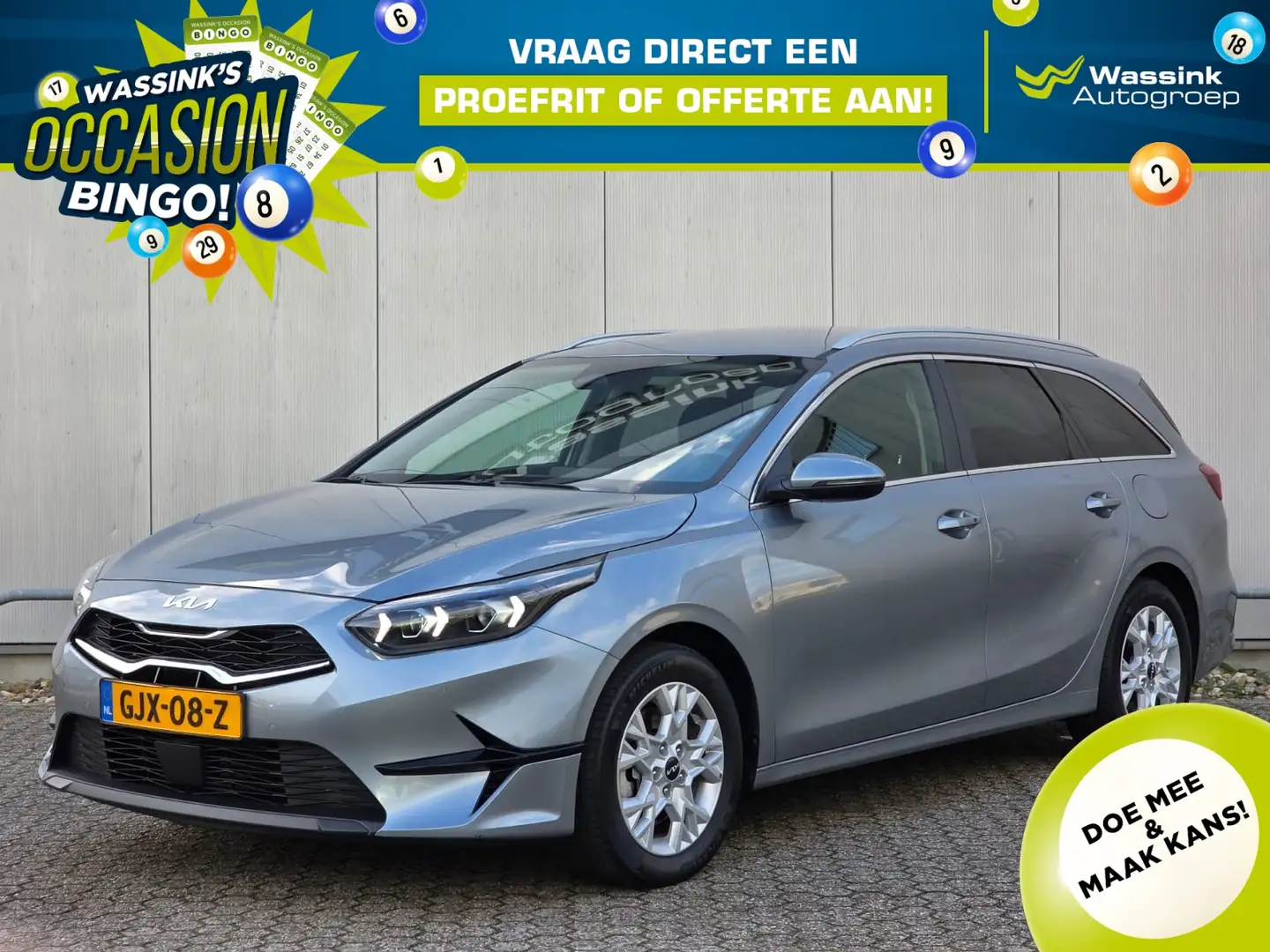 Kia Ceed SW / cee'd SW 100pk DynamicPlusLine | Navigatie | Parkeercamera Plateado - 1