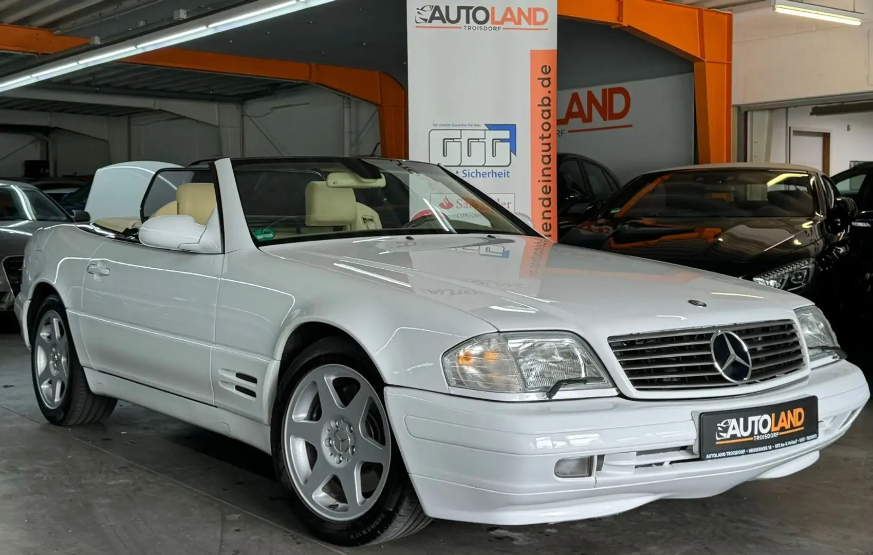 Mercedes-Benz SL 500 *FACELIFT*NUR 74TKM*HARDTOP*TOP ZUSTAND Bílá - 1