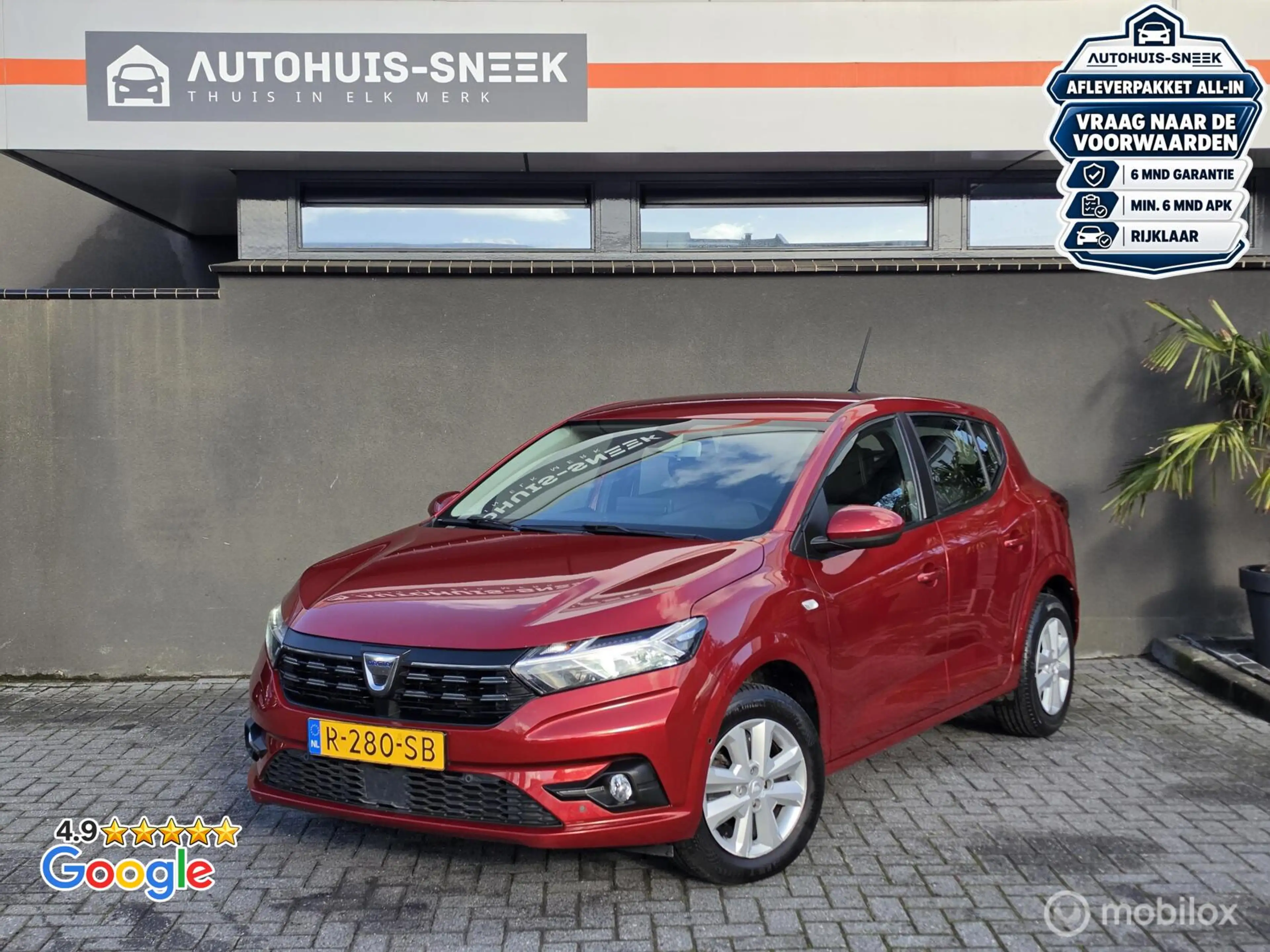 Dacia Sandero 1.0 TCe 90 Comfort |1e Eig. |Navi |Cam.|Cruise