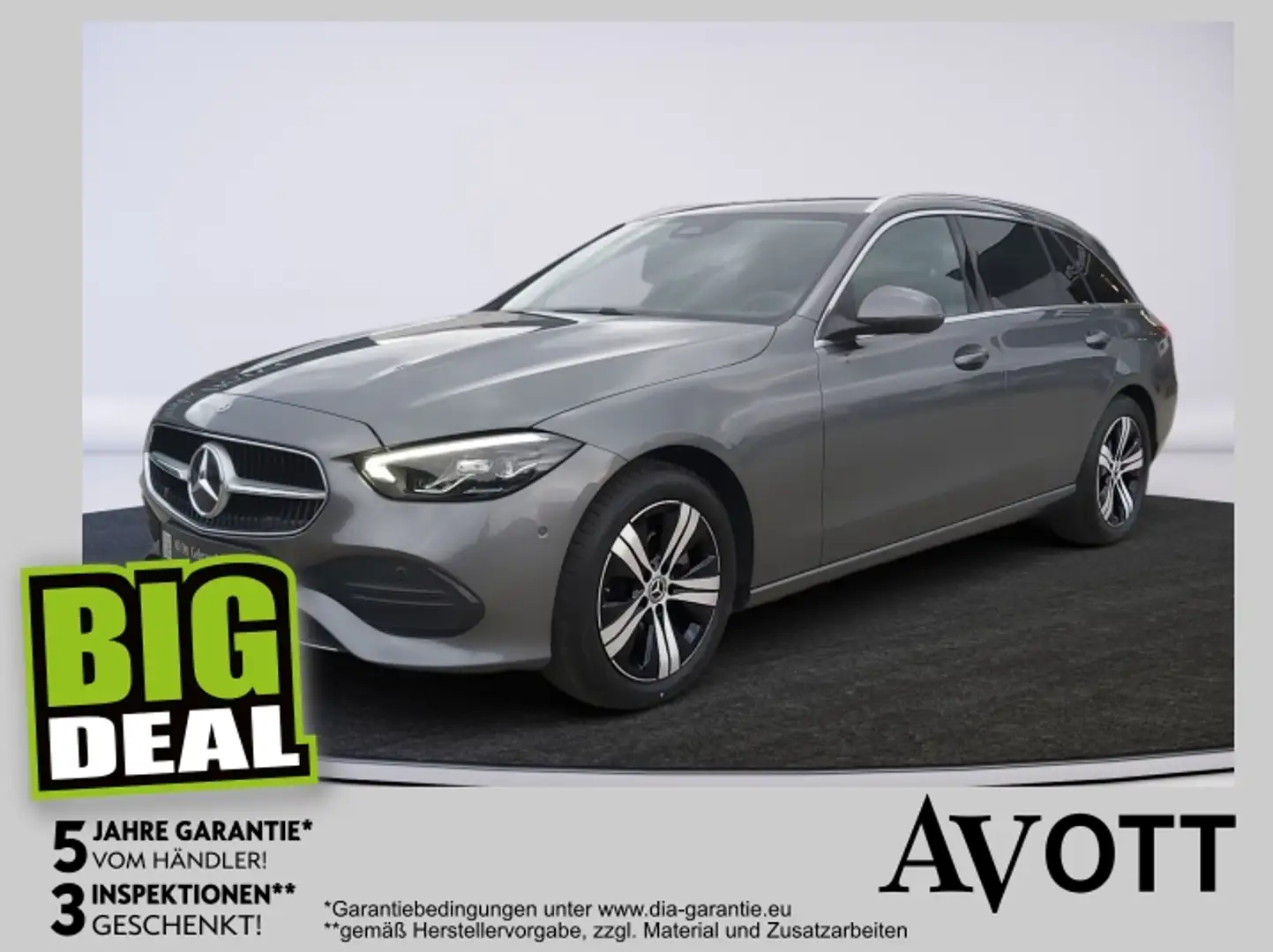 Mercedes-Benz C 180 T Avantgarde AHV Grau - 1