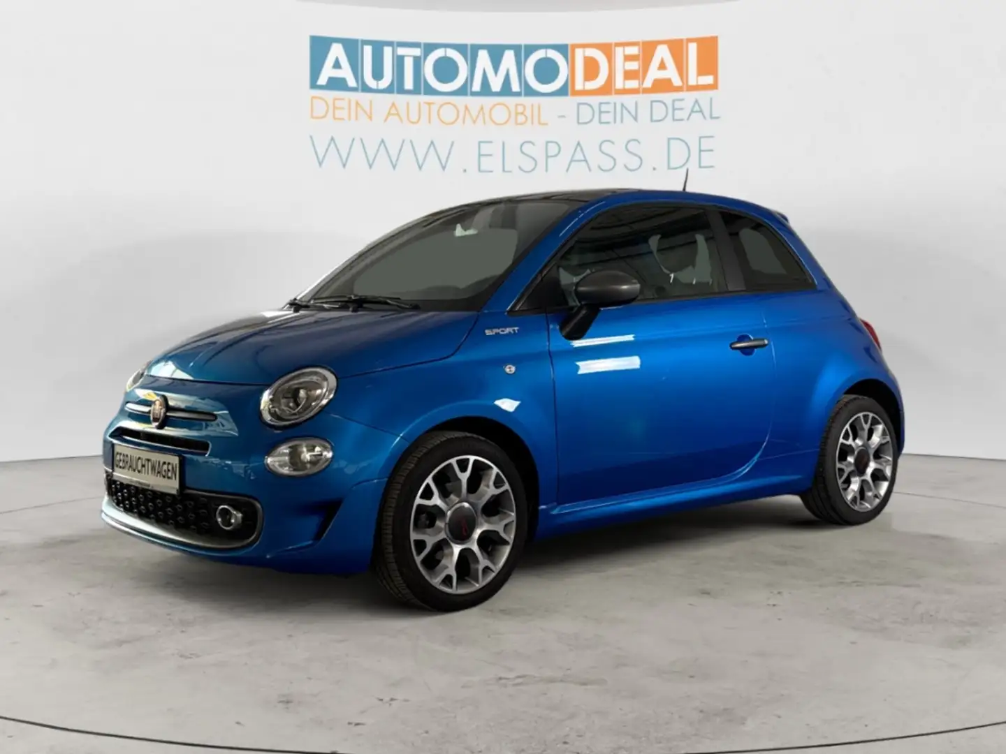 Fiat 500 Sport APPLE/ANDROID CAR PLAY PANO PDC TEMPOMAT Blau - 2