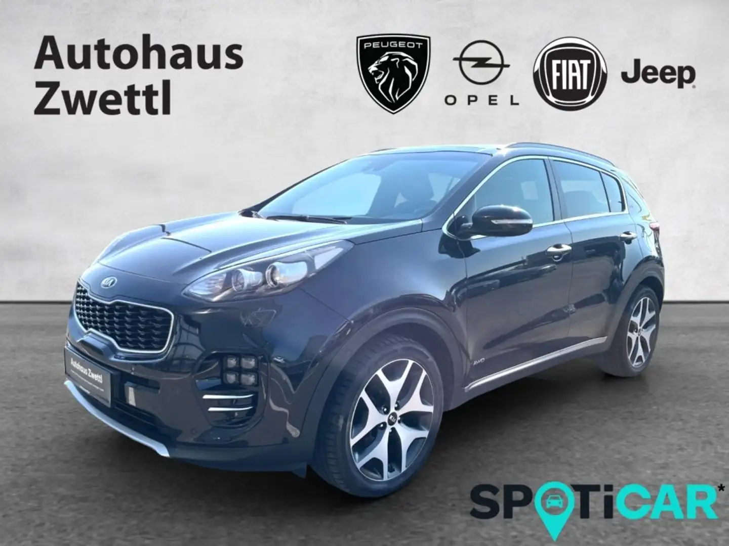 Kia Sportage GT-Line CRDI 136 AWD Schwarz - 1