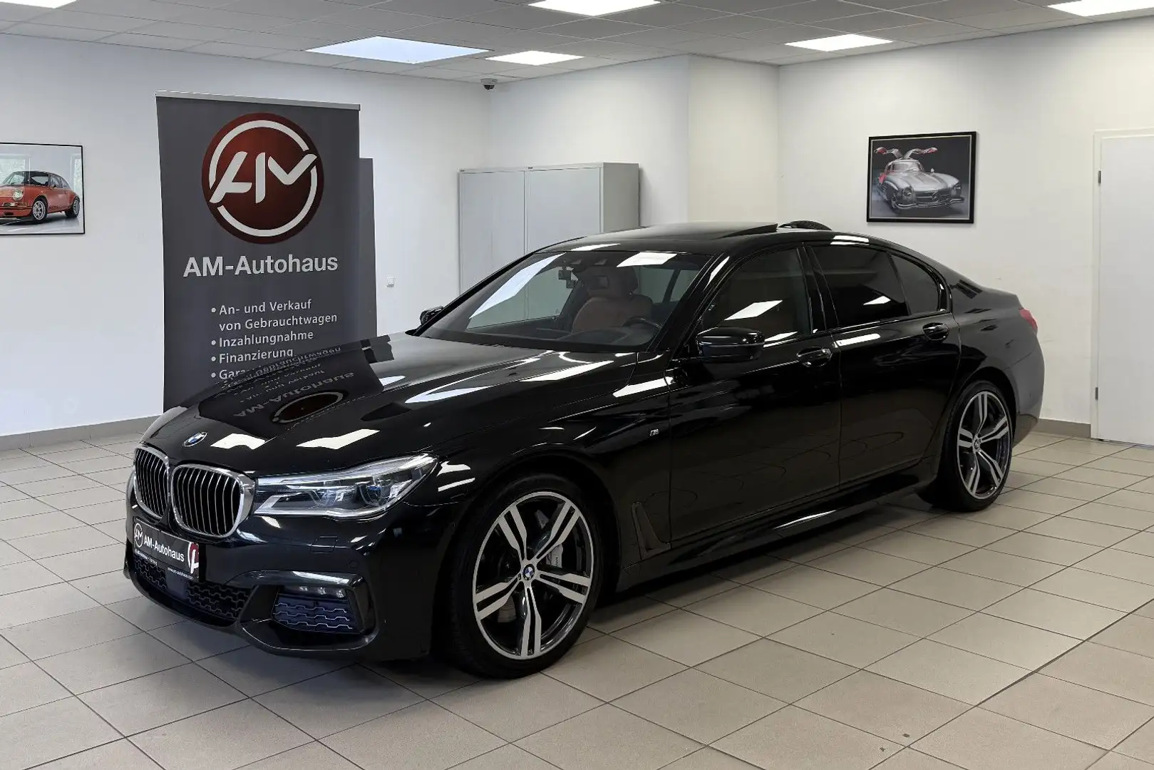 BMW 750 d xDrive *M-Sport*GlasSd*ACC*StdHg*Laser*360° Schwarz - 1