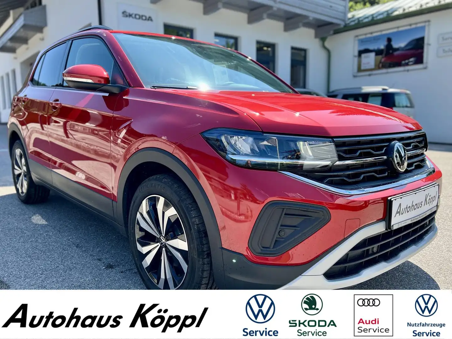 Volkswagen T-Cross 1.0 TSI DSG Life ACC 17" Ready2Discover Rot - 1
