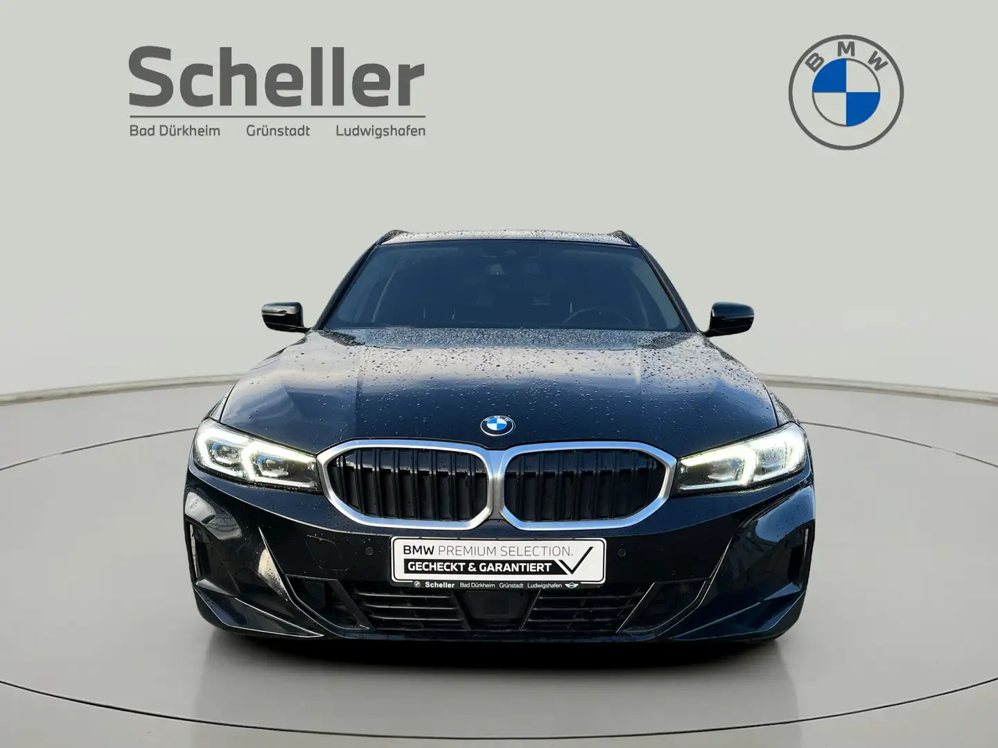 BMW 320 d xDrive Touring Navi LED AHK Schwarz - 2