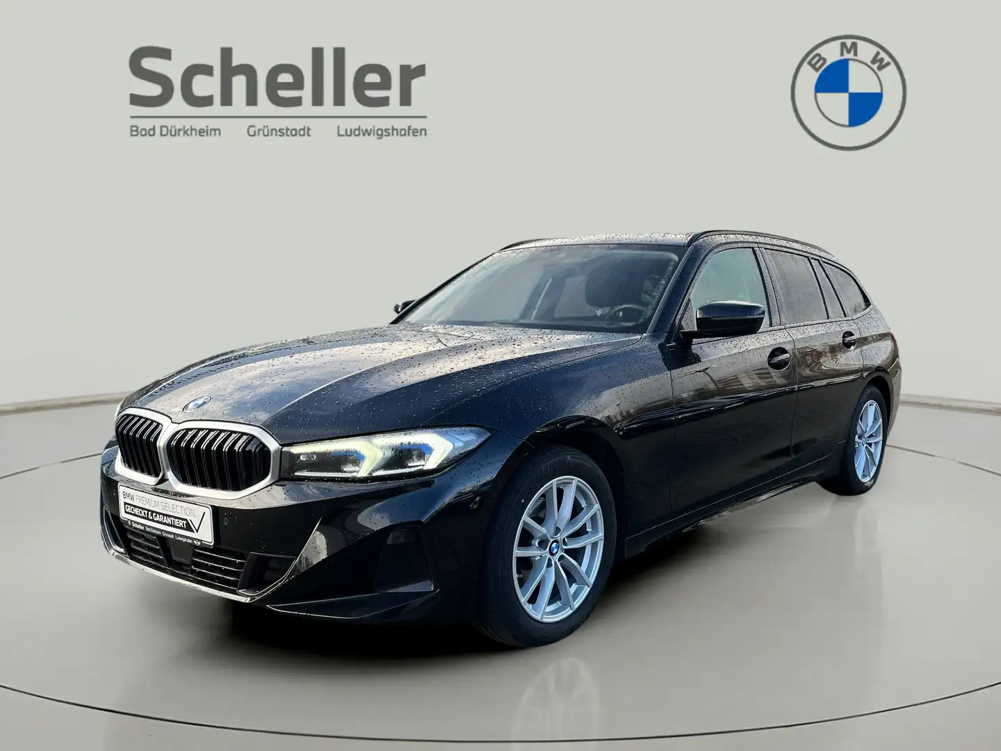 BMW 320 d xDrive Touring Navi LED AHK Schwarz - 1