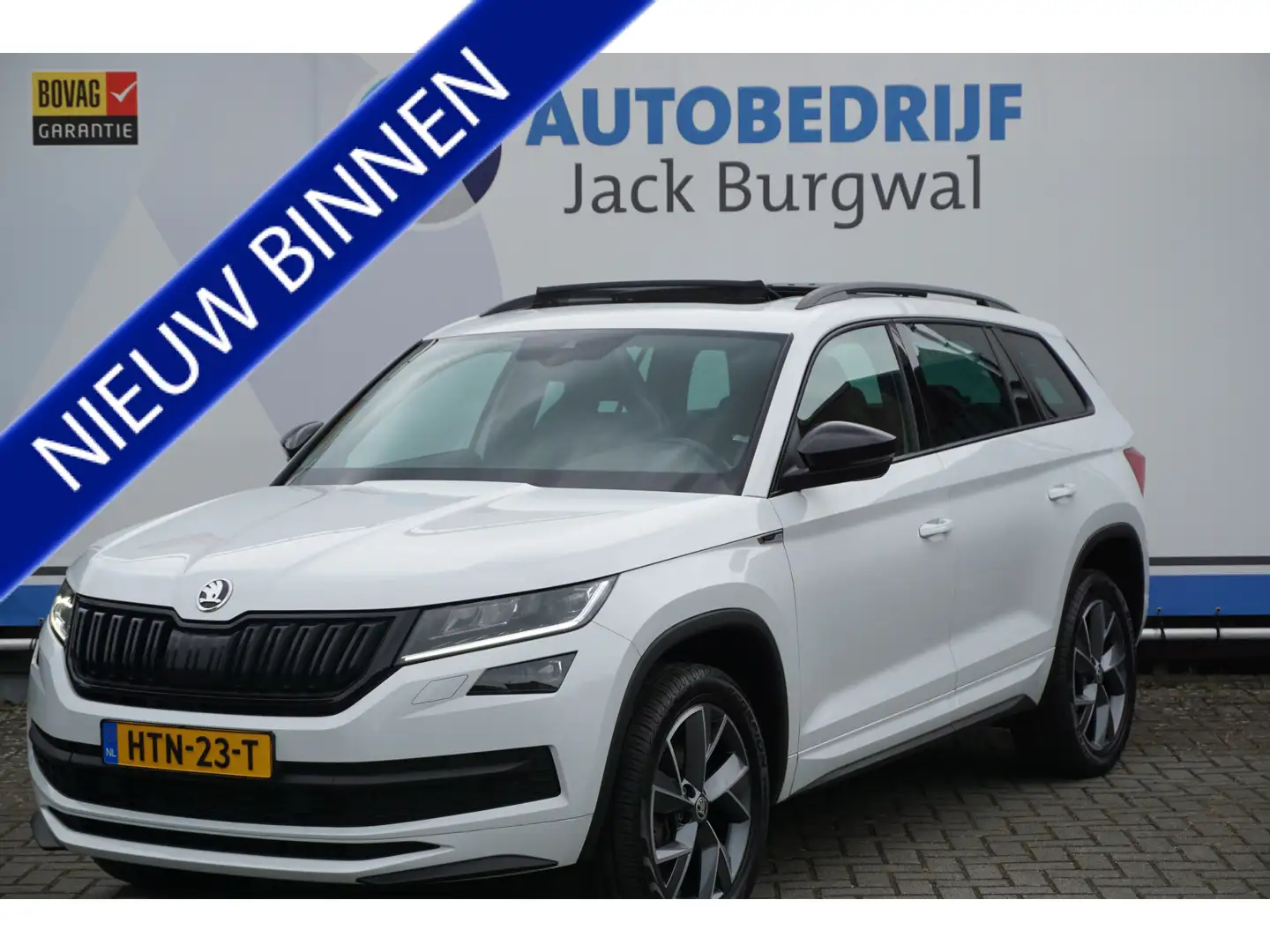 Skoda Kodiaq 1.5 TSI DSG Sportline Business 7p. Trekhaak | ACC Wit - 1