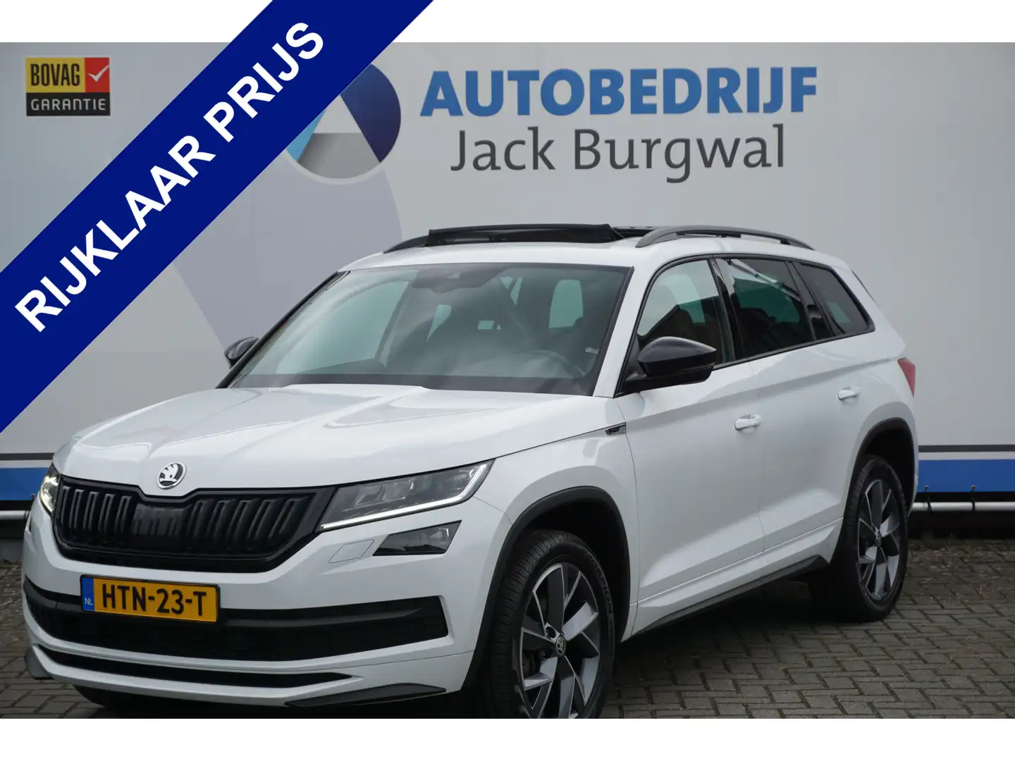 Skoda Kodiaq 1.5 TSI DSG Sportline Business 7p. Trekhaak | ACC Blanc - 1