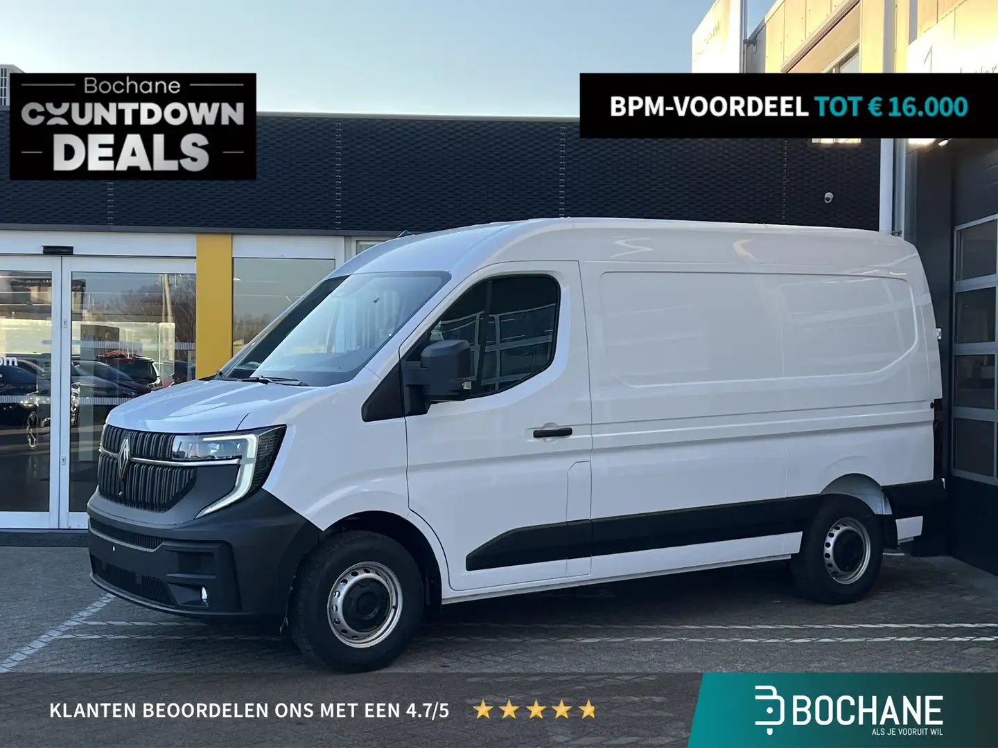 Renault Master T35 2.0 dCi 130 L2H2 Advance | VOORRAAD | BPM VRIJ Wit - 1