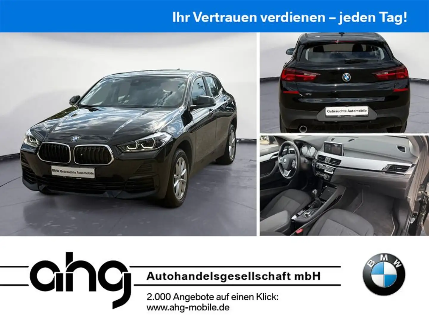 BMW X2 sDrive18i Advantage Navi Klima PDC Kamera Sit Schwarz - 1