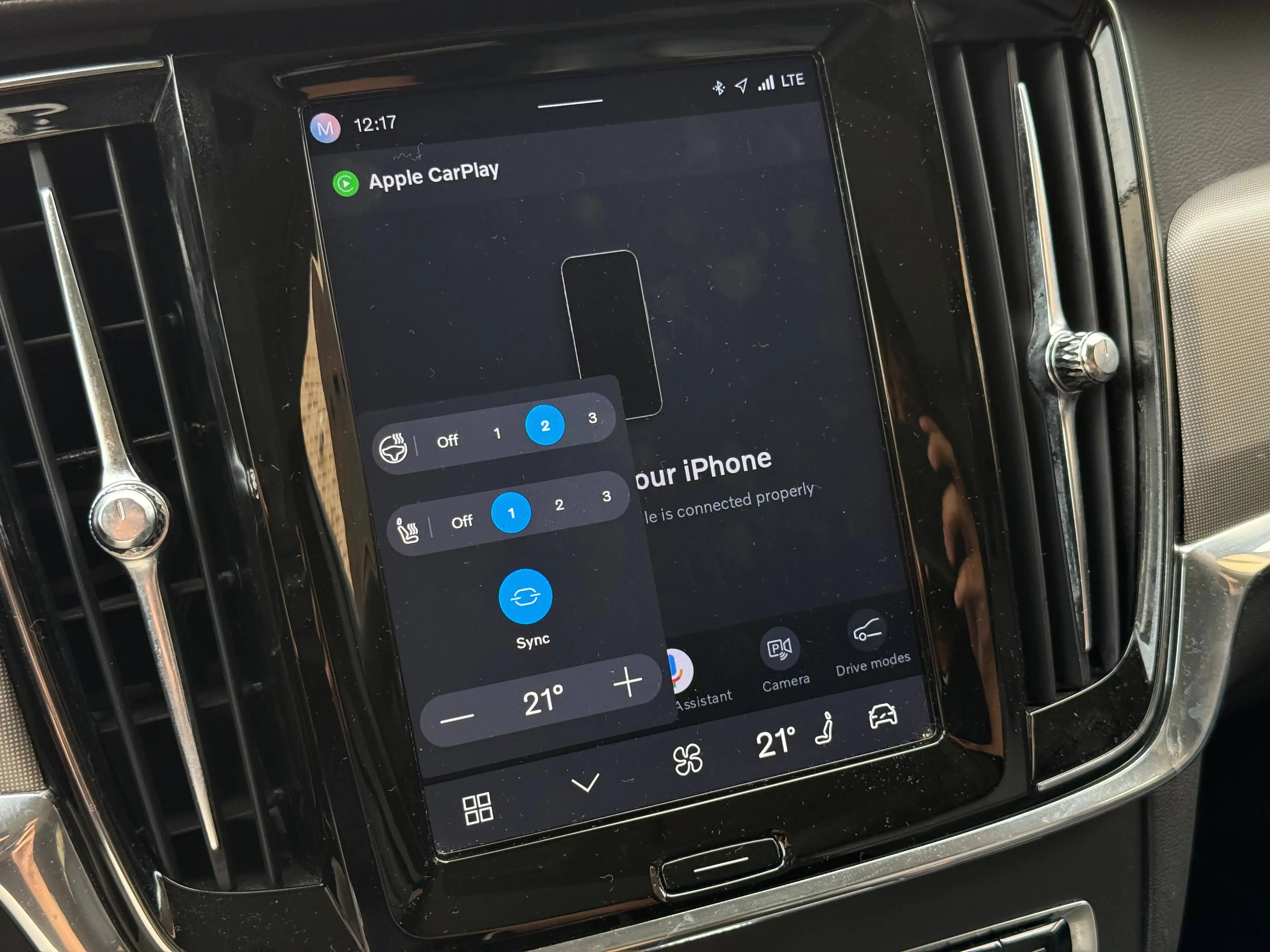 Volvo V90 T6 Recharge AWD Ultra Dark *FULL*360*PANO*B&W*Headup* — photo 33