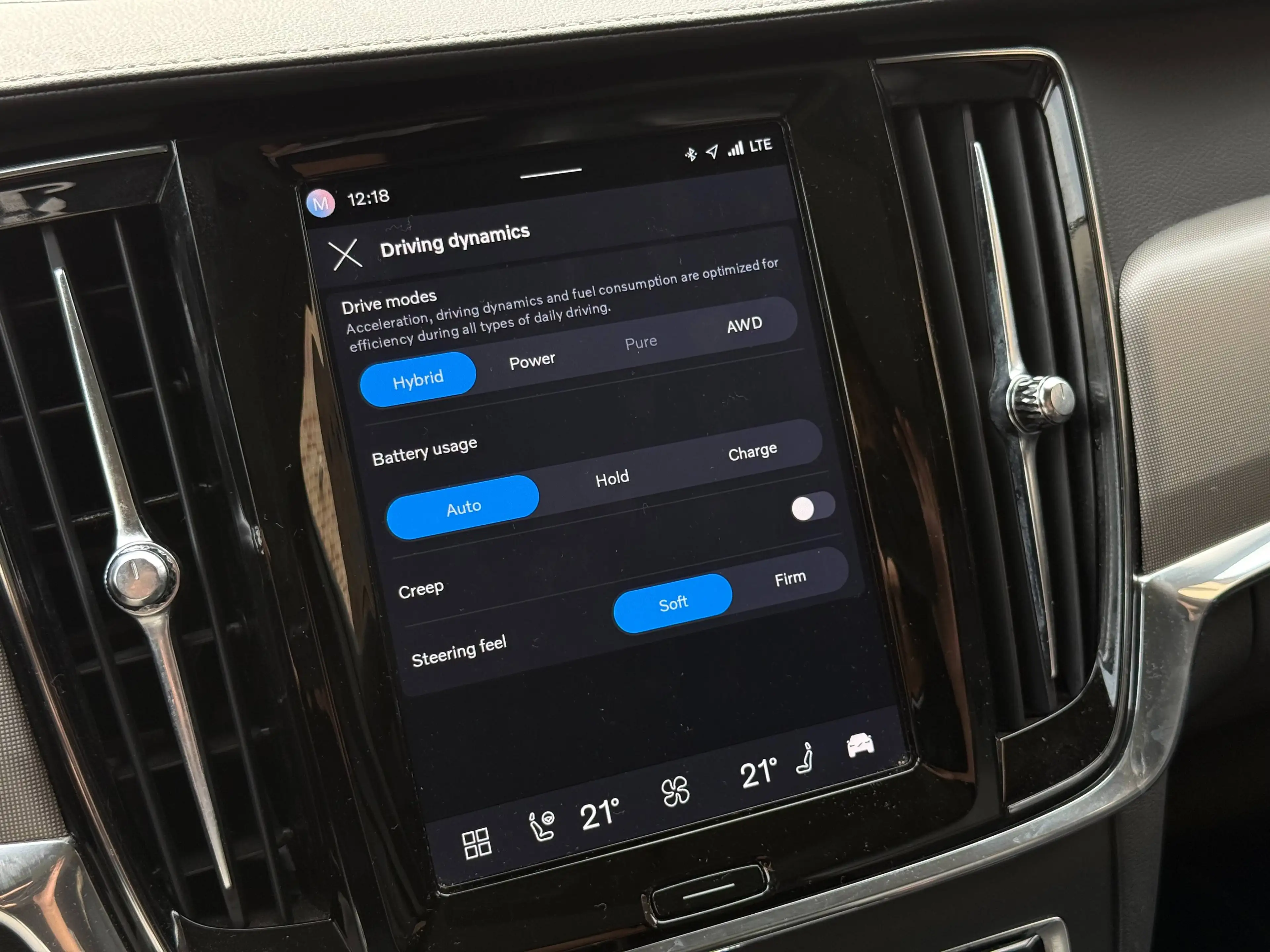 Volvo V90 T6 Recharge AWD Ultra Dark *FULL*360*PANO*B&W*Headup* — photo 29