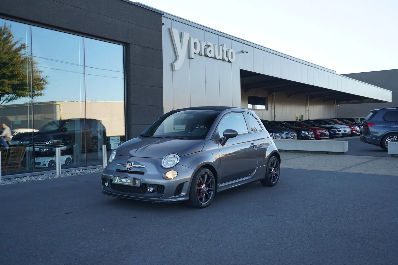 Abarth 500C 1.4Turbo Airco Radio Rode Sportremmen Sportuitlaat Grau - 1