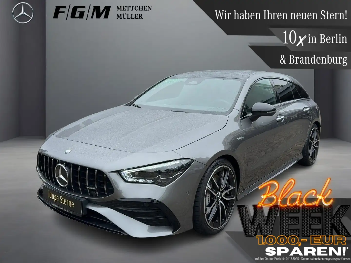 Mercedes-Benz CLA 35 AMG SB 4M KeyGo|MBeam|S-Dach|TWA|Night Gris - 1