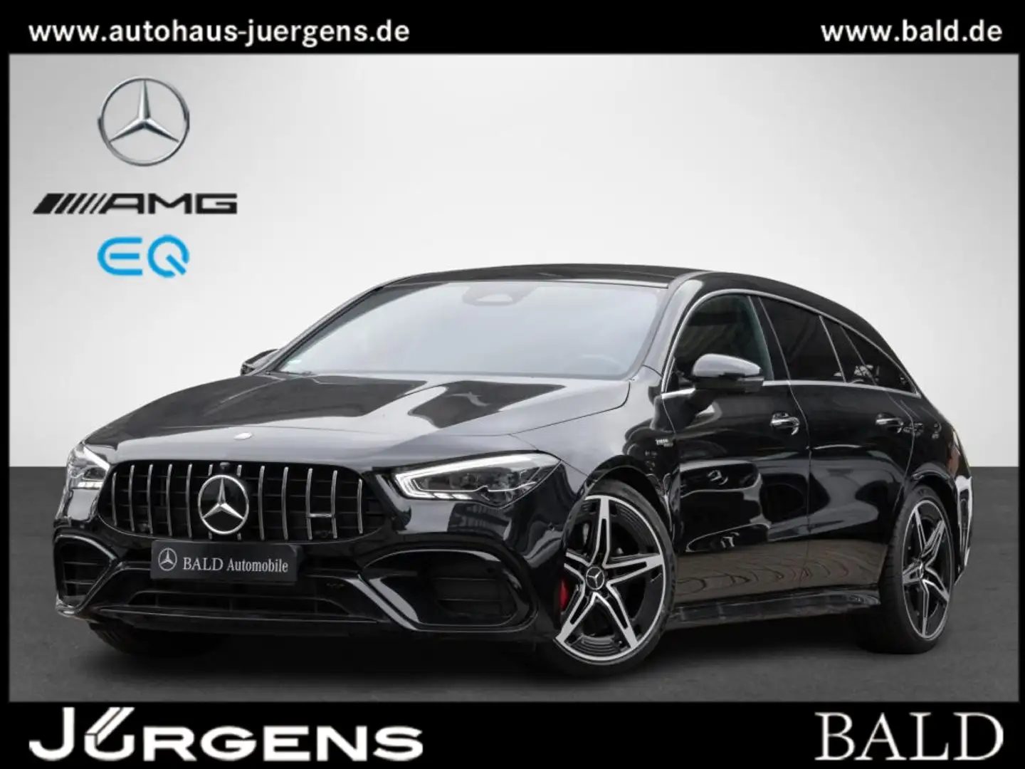 Mercedes-Benz CLA 45 AMG S 4M SB Pano/Burm/HUD/360/Leder/MBeam Schwarz - 1