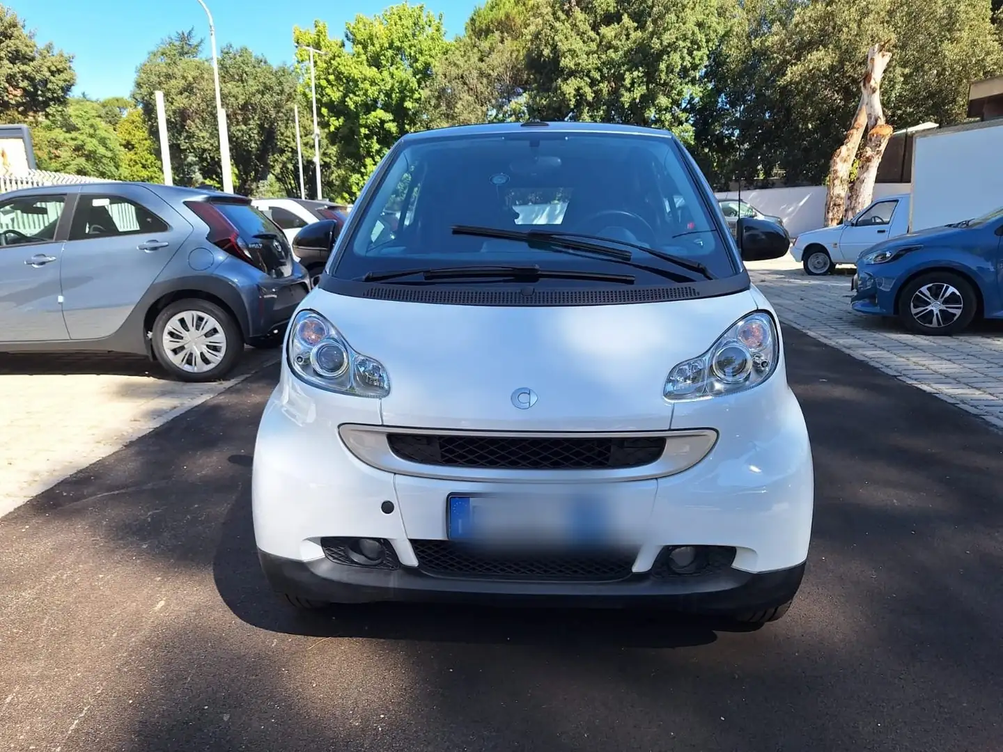 smart forTwo Fortwo II 2007 Cabrio Cabrio 1.0 mhd Passion 71cv Bianco - 1