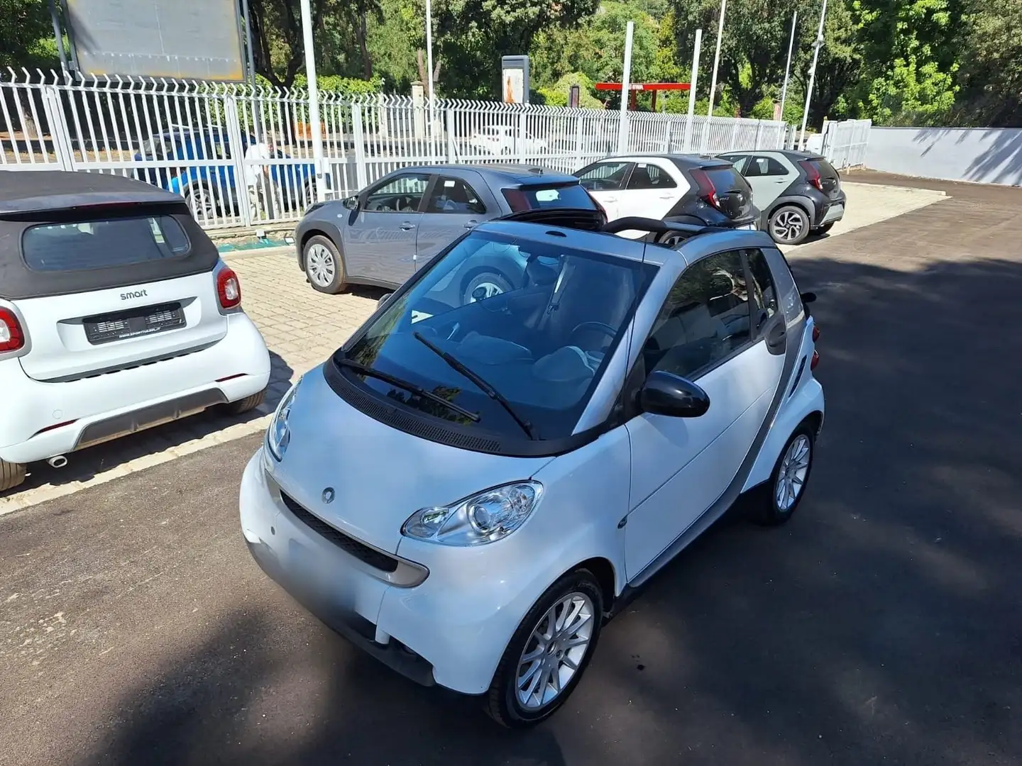 smart forTwo Fortwo II 2007 Cabrio Cabrio 1.0 mhd Passion 71cv Bianco - 2