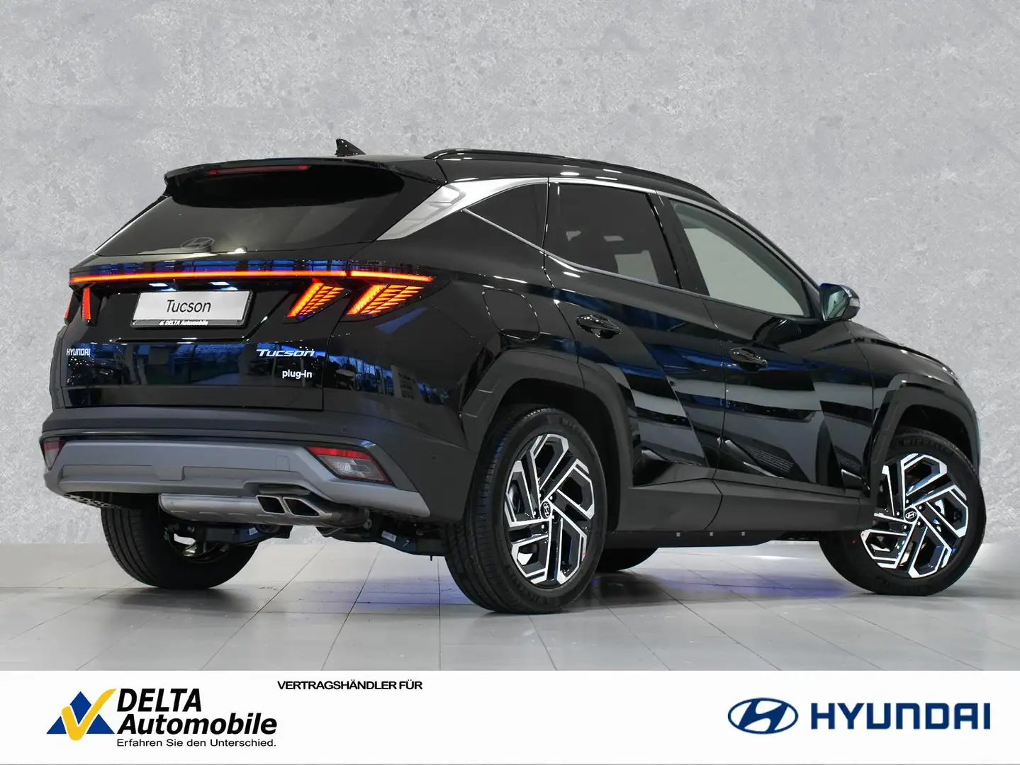 Hyundai TUCSON Facelift Plug-In-Hybrid Prime Leder Memor Schwarz - 2