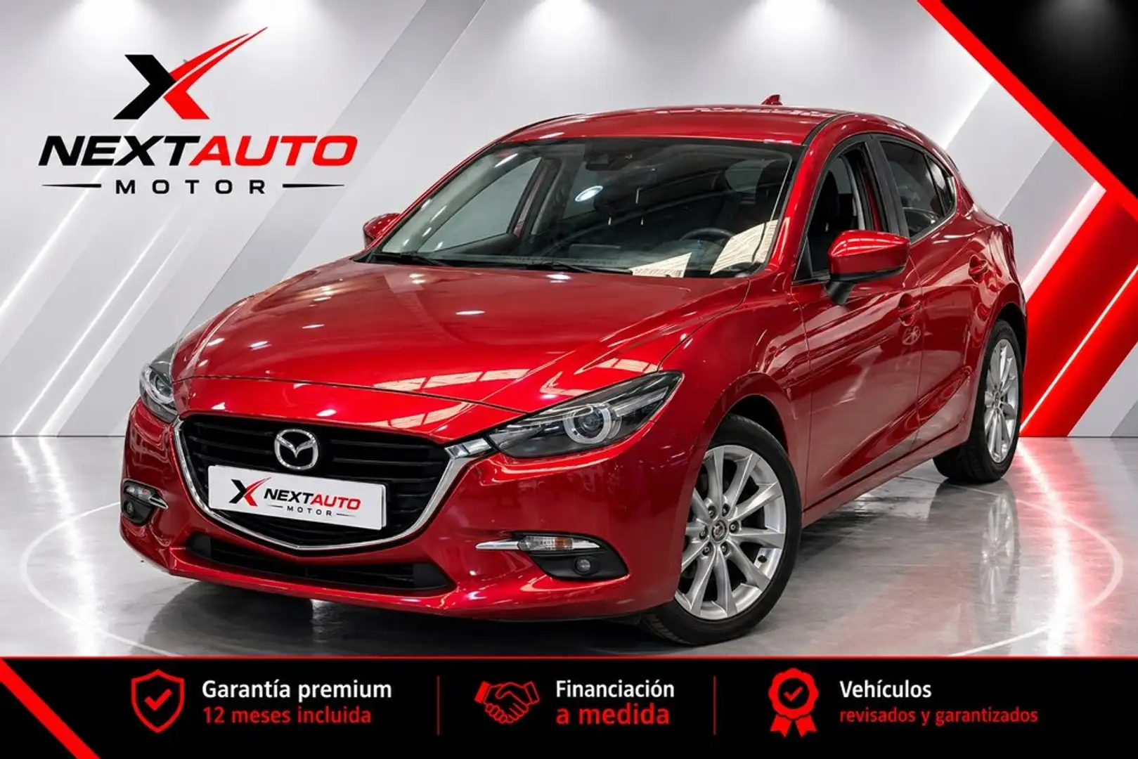 Mazda 3 2.2 Luxury Safety Rojo - 1