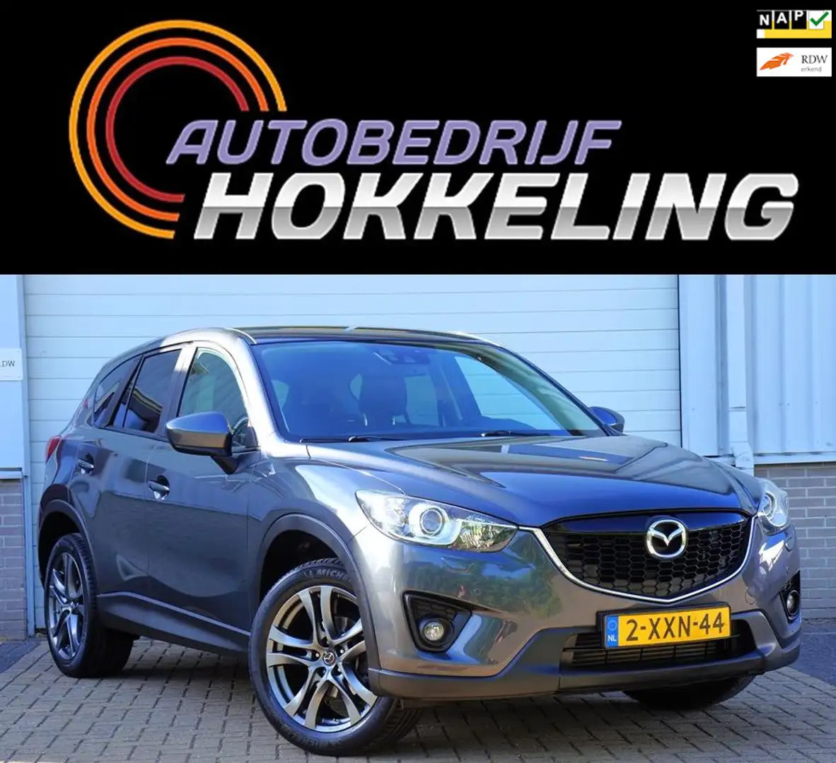 Mazda CX-5 2.2D Skylease+ 2WD; Automaat+19"lmv+Xenon !! Grijs - 1