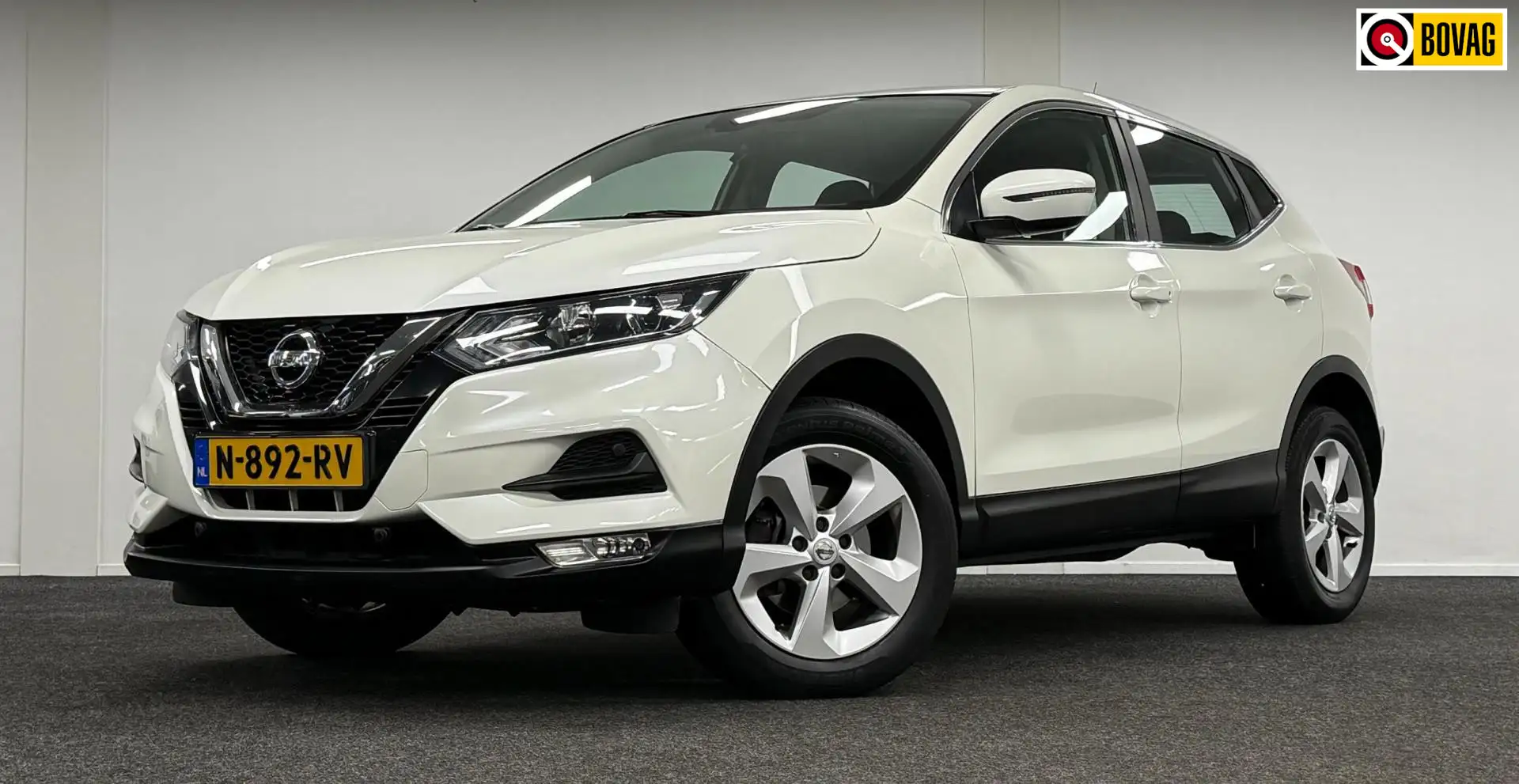 Nissan Qashqai 1.3 DIG-T Acenta*140PK*Navi*Camera*Carplay* Blanc - 1