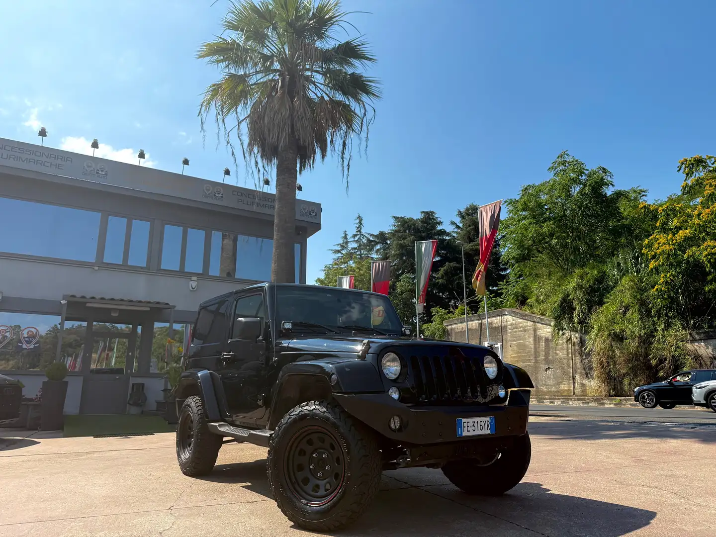 Jeep Wrangler Wrangler 2.8 crd Sport auto Zwart - 1