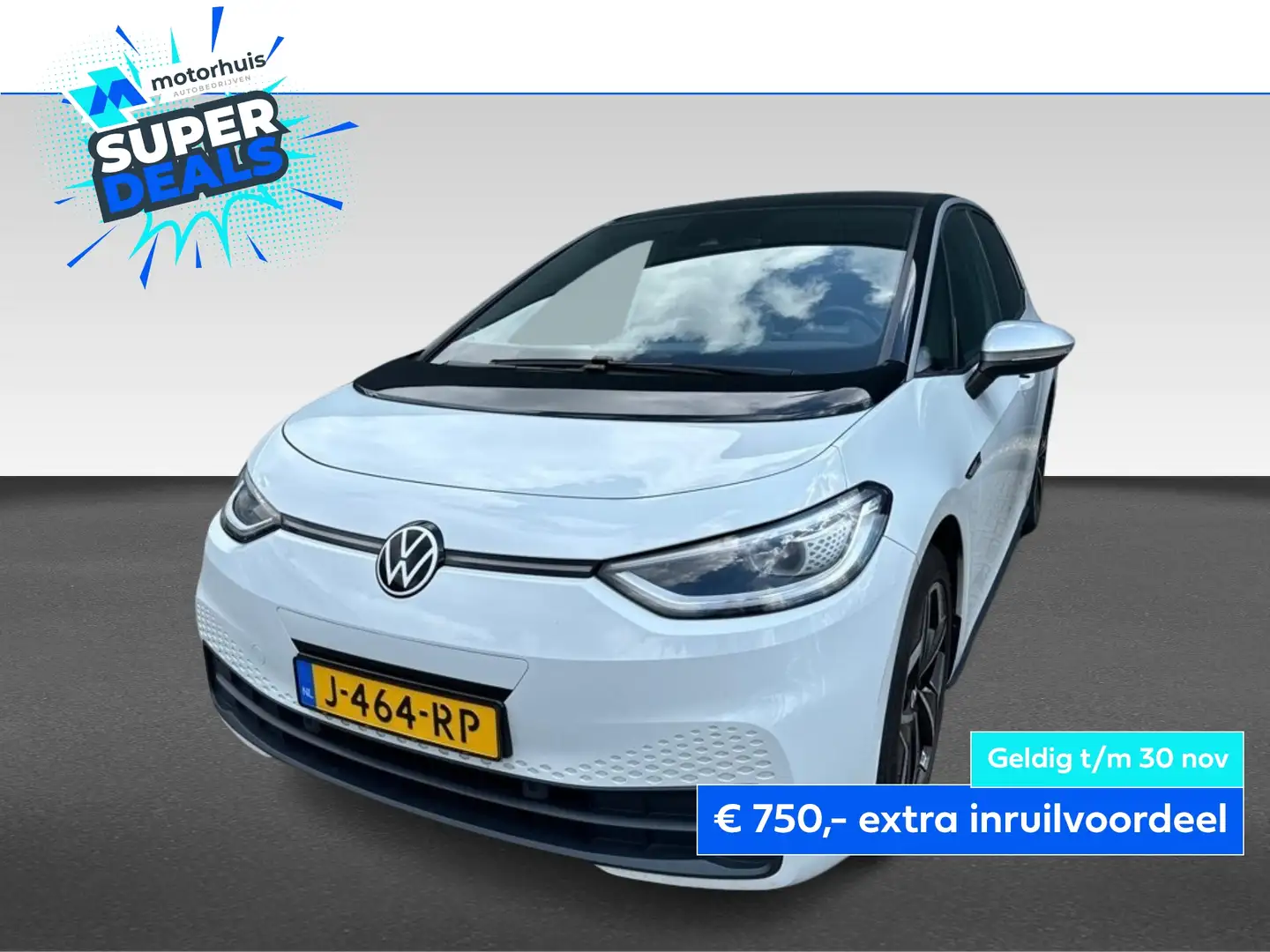 Volkswagen ID.3 58kWh 204PK 1ST EDITION PLUS IQ LIGHT NAVI WINTERP Blanc - 1