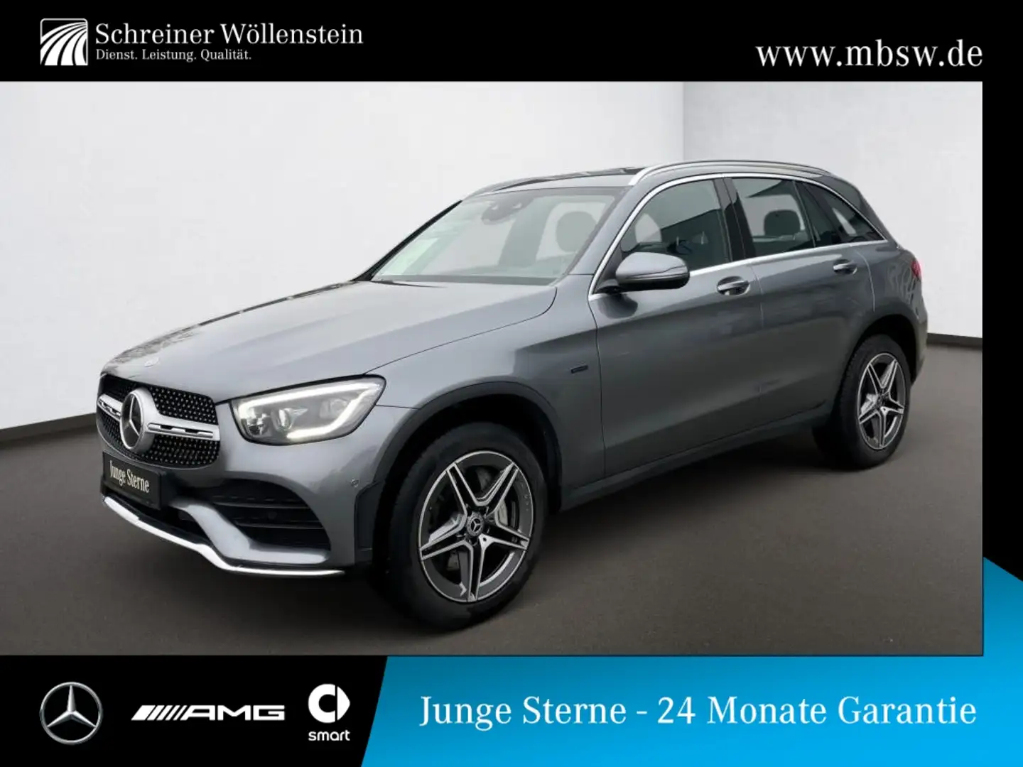 Mercedes-Benz GLC 300 de 4m Off-Roader AMG*CarPlay*DAB*AHK*AUT Gris - 1