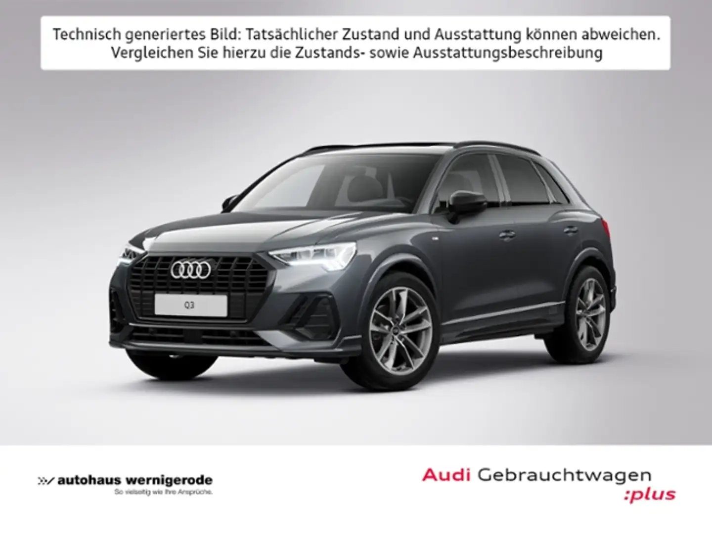 Audi Q3 S line 35TDI S tronic *AHK*LED*VC+*Pano* Grau - 1