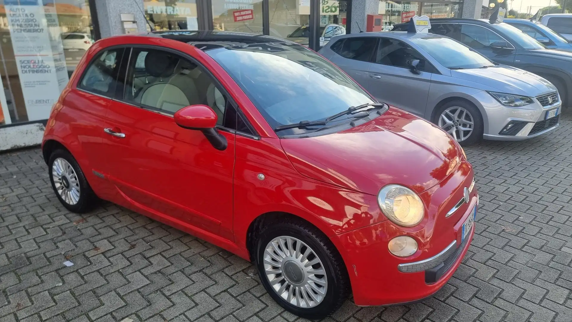 Fiat 500 1.2 Lounge 69cv Rosso - 1