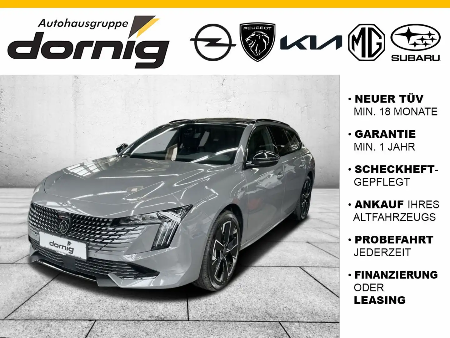 Peugeot 508 SW GT BlueHDi 130 EAT8 Grau - 1