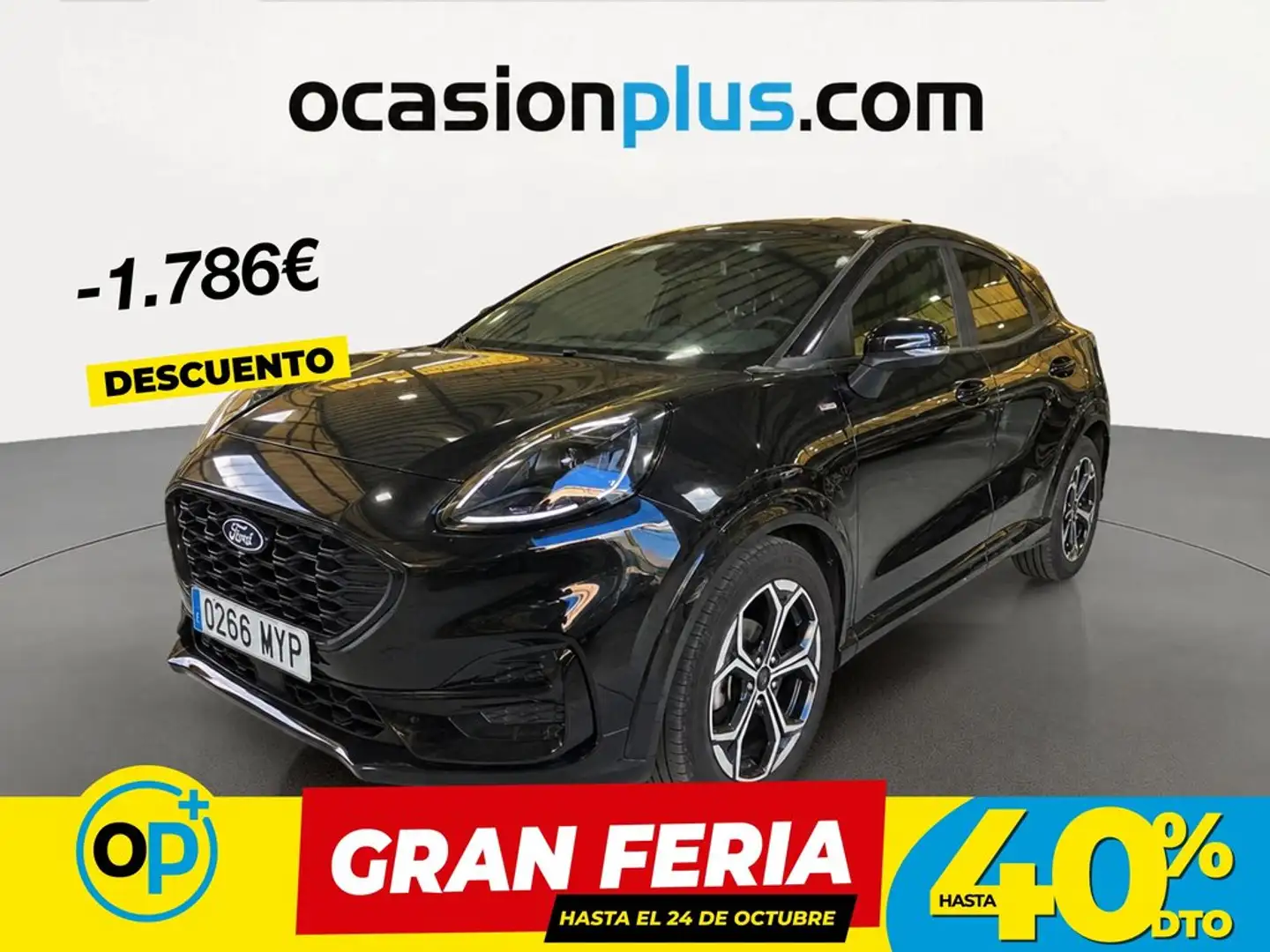Ford Puma 1.0 EcoBoost MHEV ST-Line 125 Negro - 1