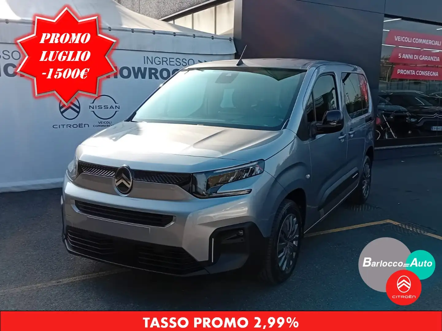 Citroen Berlingo Berlingo BlueHDi 100 S&S Combi Plus Grigio - 1