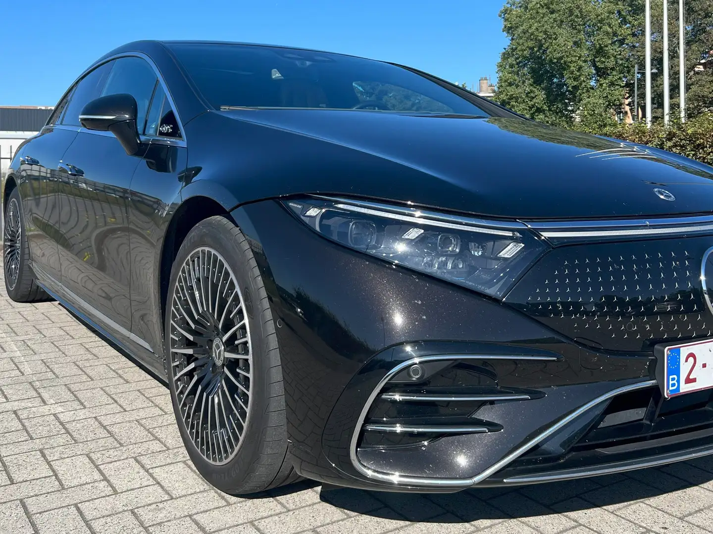 Mercedes-Benz EQS EQS 450+ AMG Line Zwart - 2