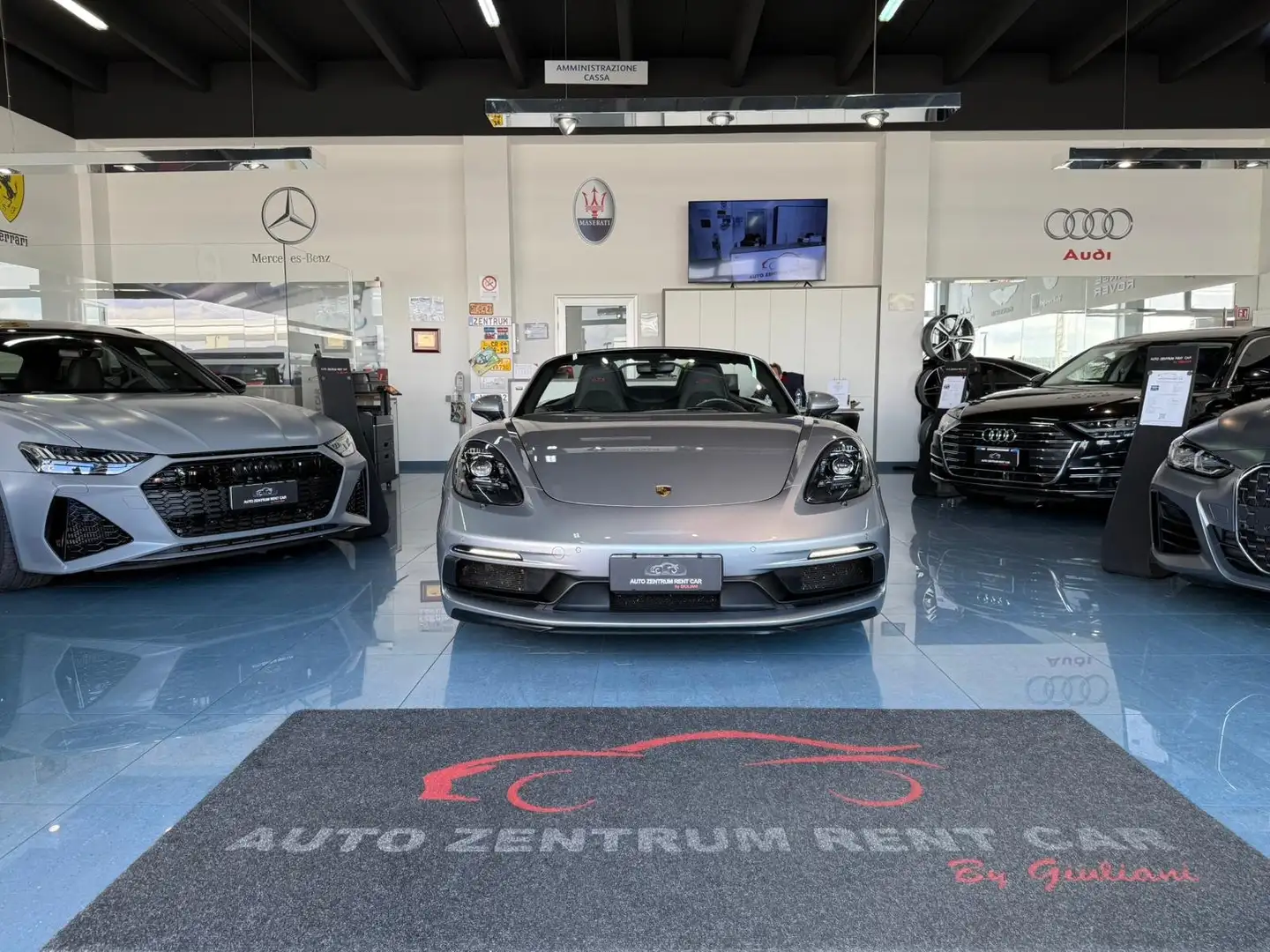 Porsche Boxster 718 Boxster  718 2.5 GTS 365cv Argento - 1