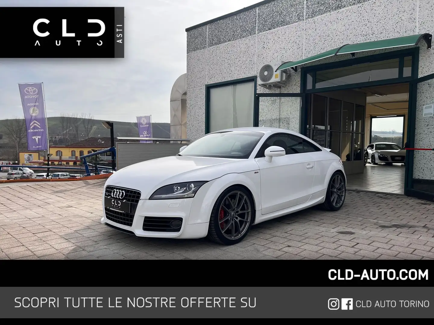 Audi TT Coupe 3.2 V6 quattro s-tronic Blanc - 1
