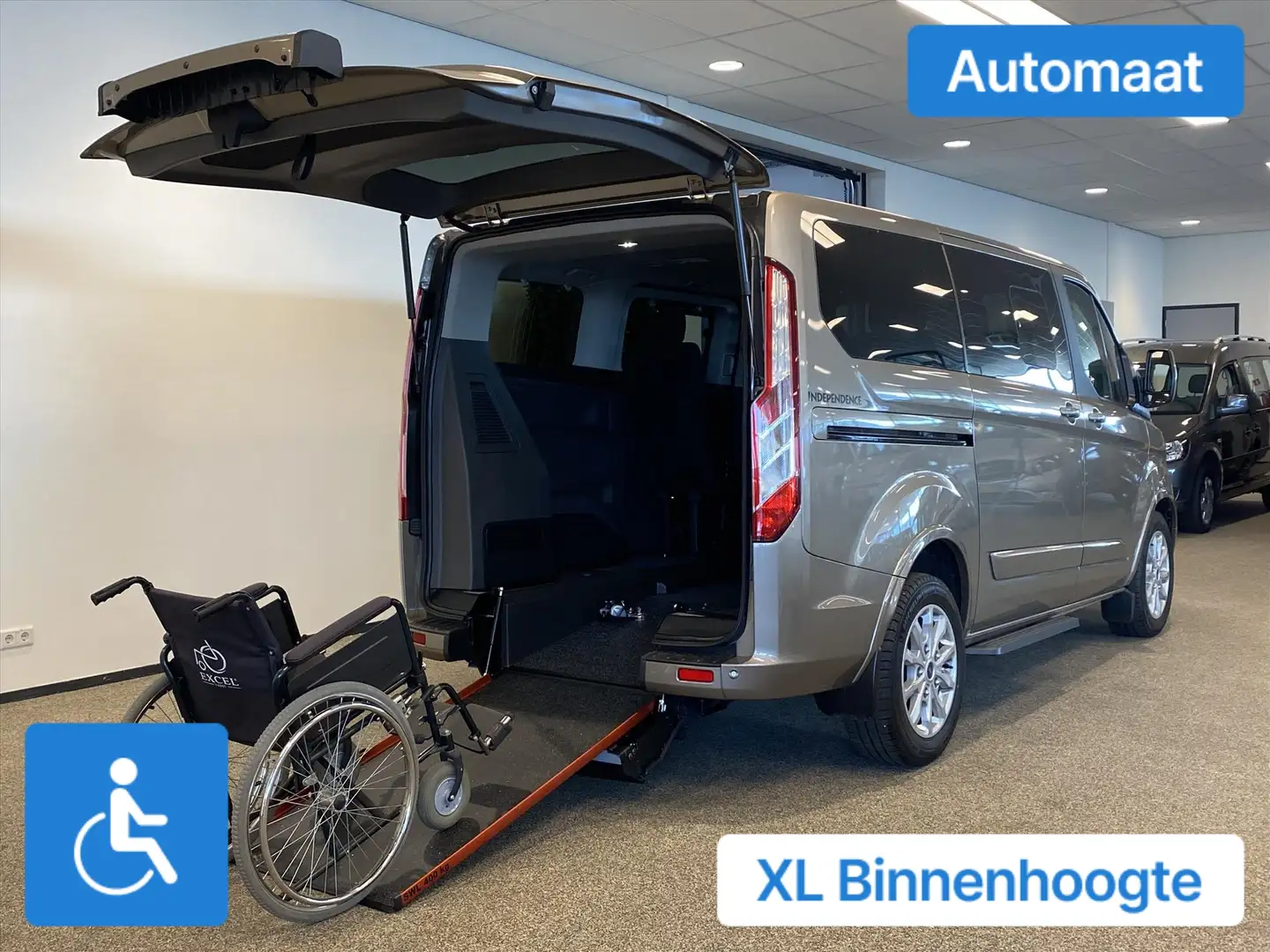Ford Tourneo Custom L1H1 Rolstoelbus Automaat XXL 148cm - 2