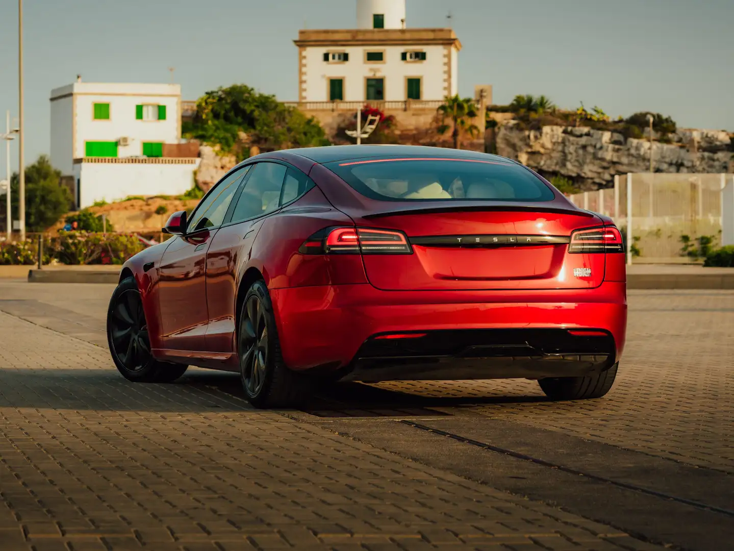 Tesla Model S Model S Plaid AWD Plaid Rojo - 1