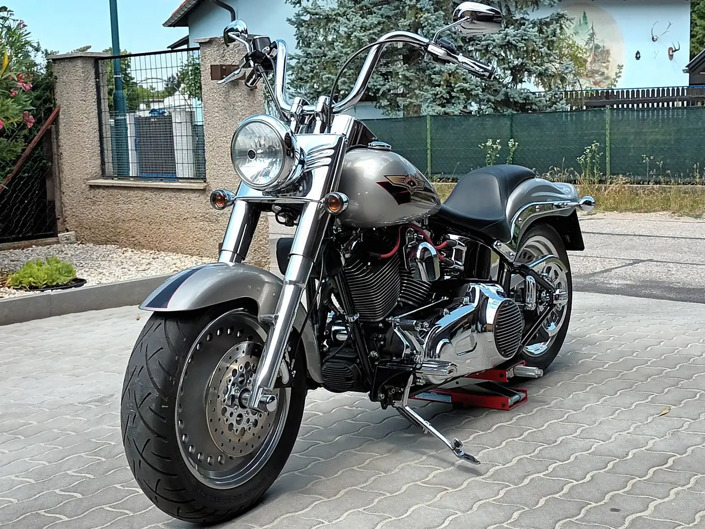 Harley-Davidson Fat Boy FLSTF Silber - 2