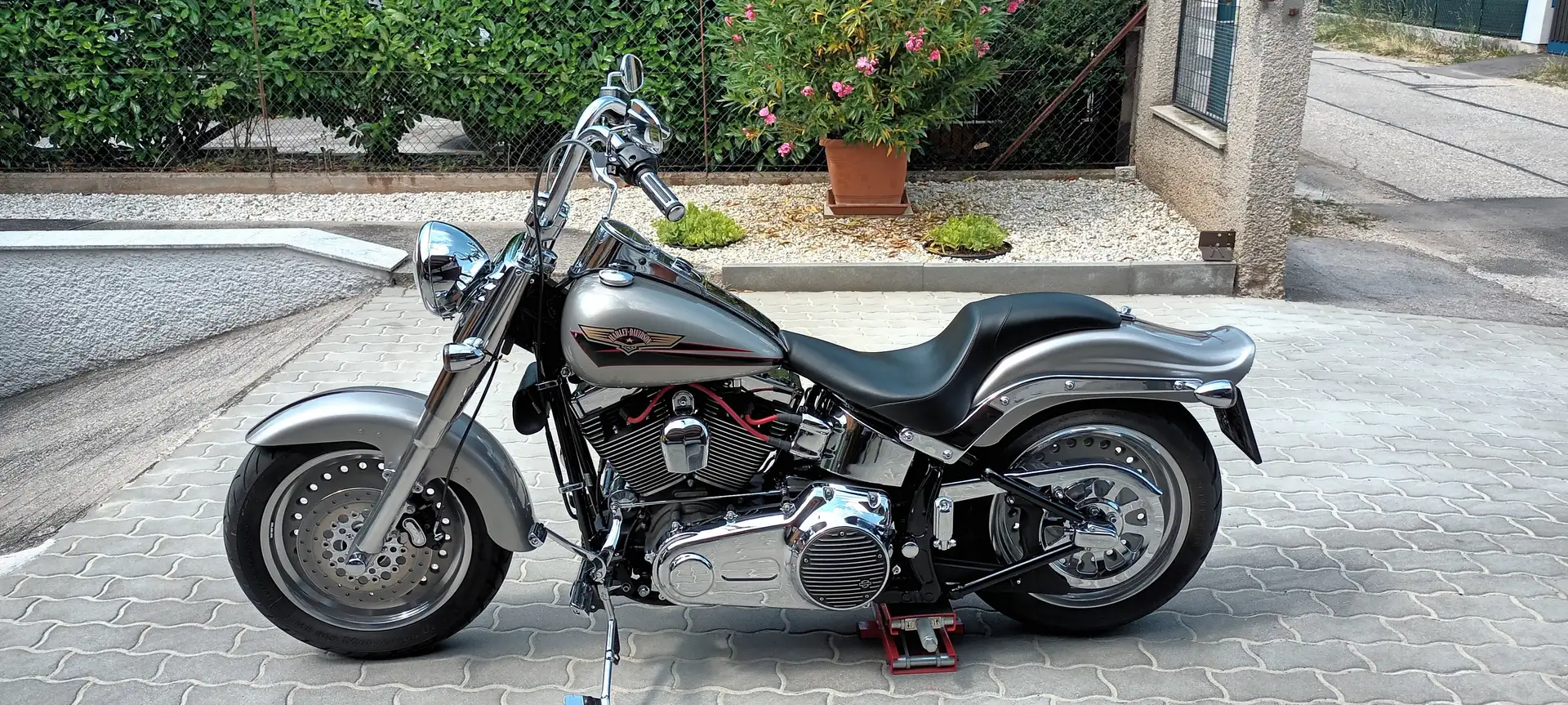 Harley-Davidson Fat Boy FLSTF Silber - 1