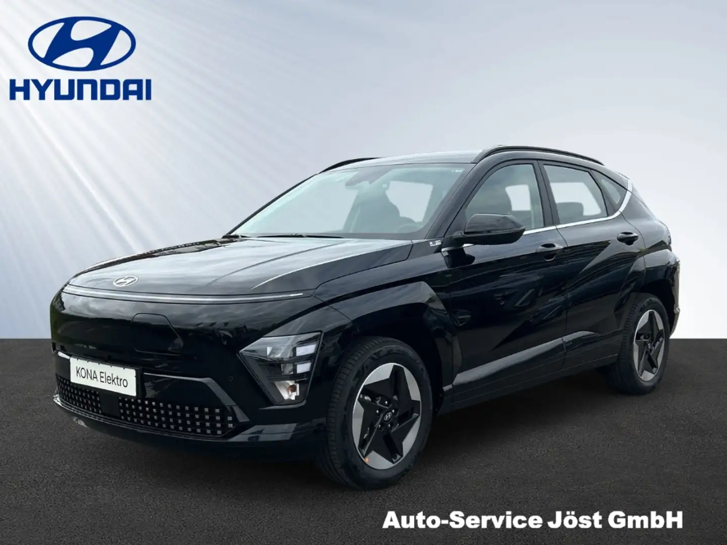 Hyundai KONA Select 48,4kWh - ab 259,-€ Leasingrate Schwarz - 1