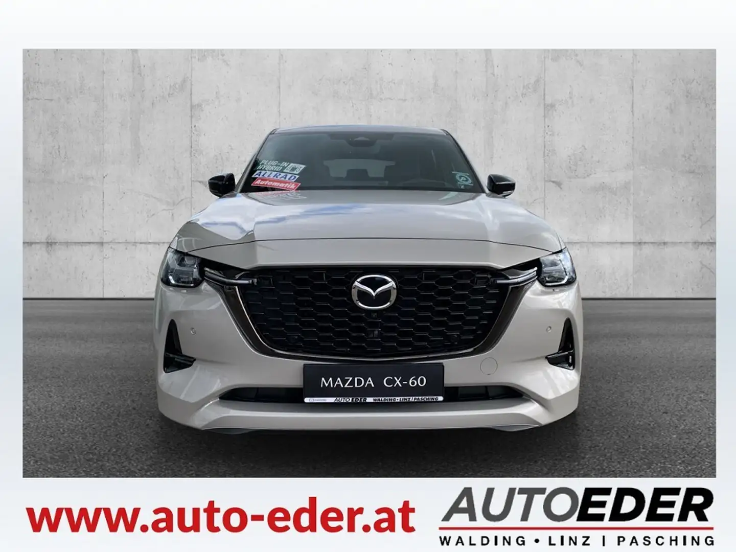 Mazda CX-60 2.5L e-SKYACTIV PHEV AWD HOMURA PLUS Aut. Schwarz - 2
