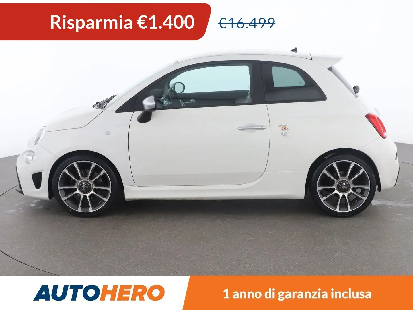 Abarth 595 1.4 Turbo Turismo Bianco - 1