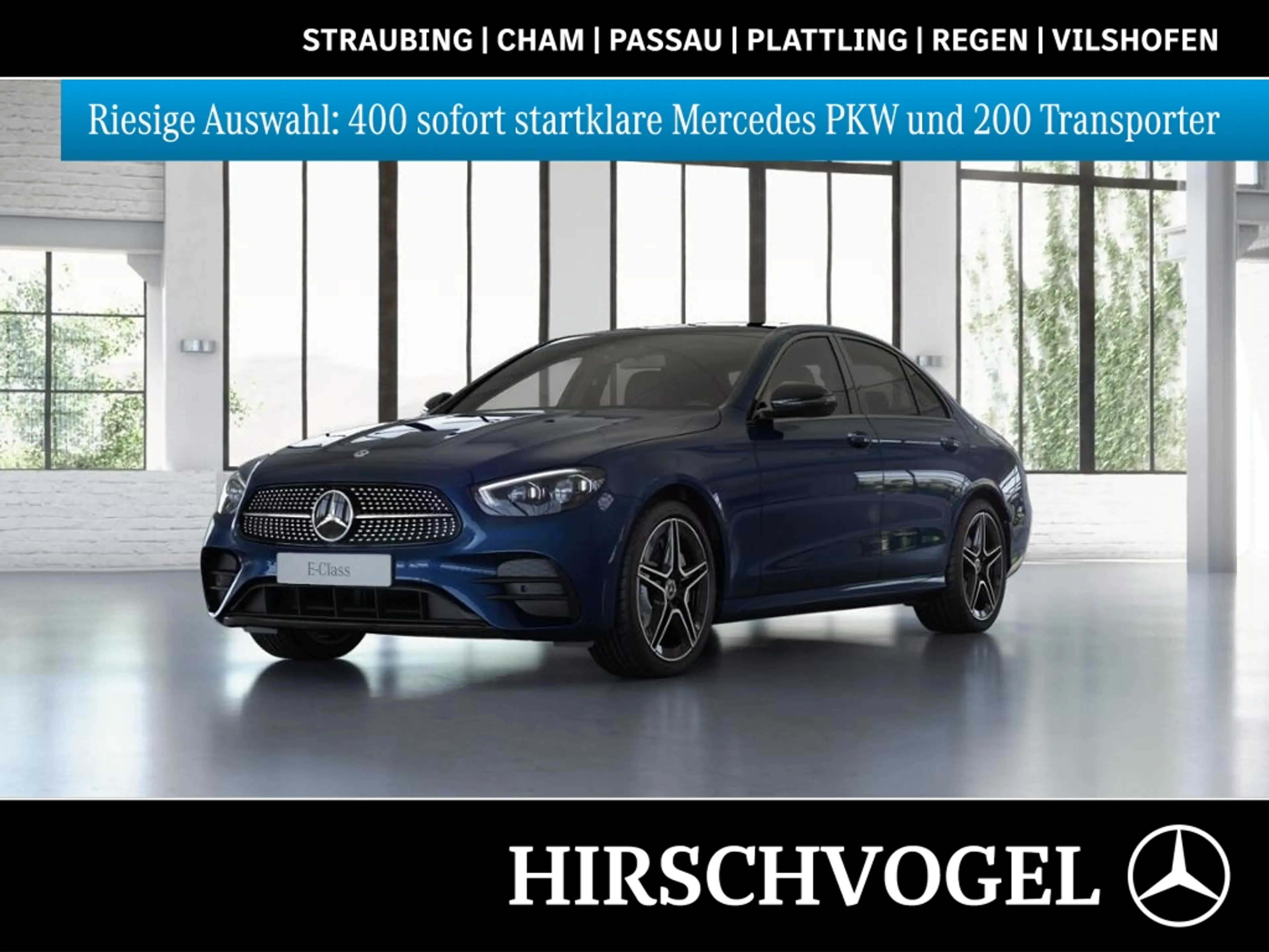 Mercedes-Benz E 400 d 4M AMG-Line+Night+Pano+AHK+DISTRON+MBeam