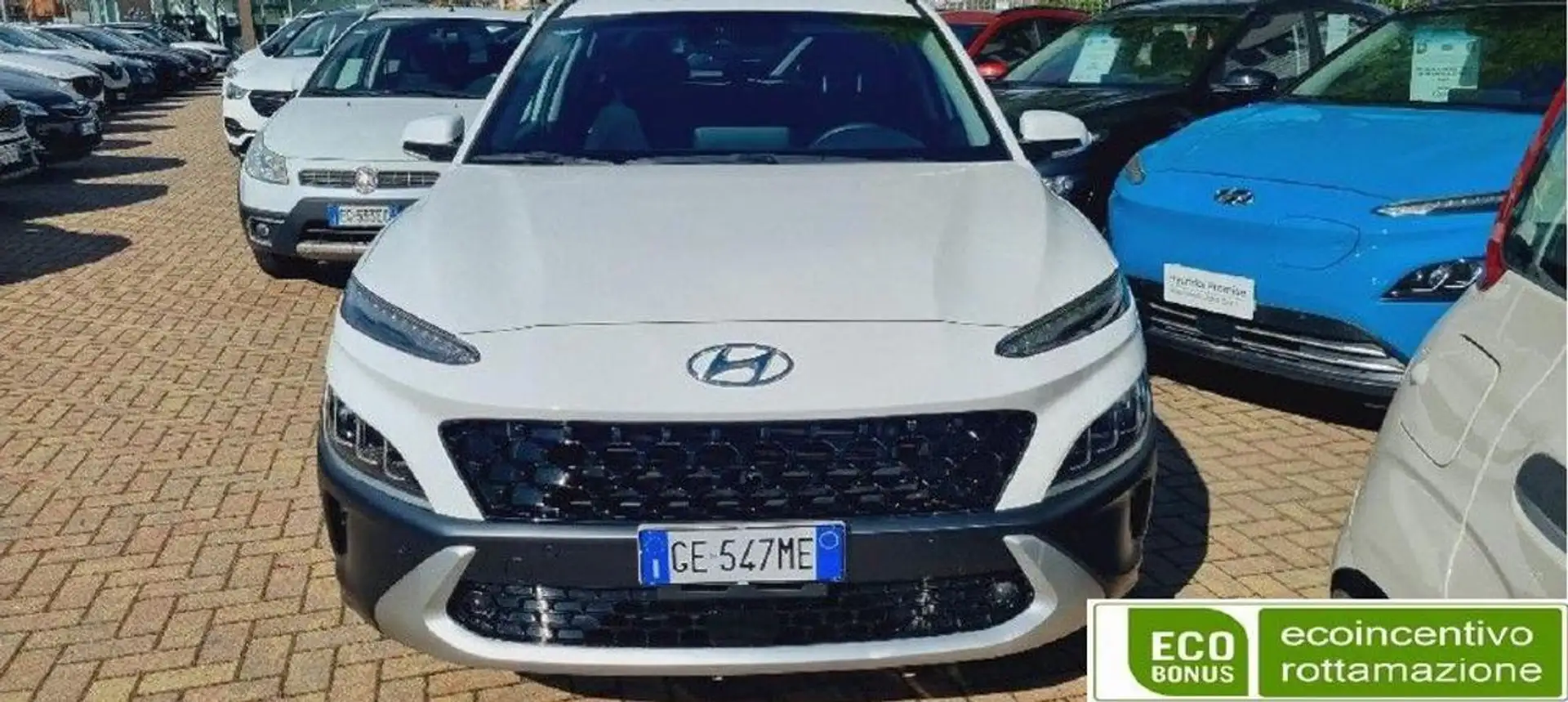 Hyundai KONA HEV 1.6 DCT XLine Bianco - 1