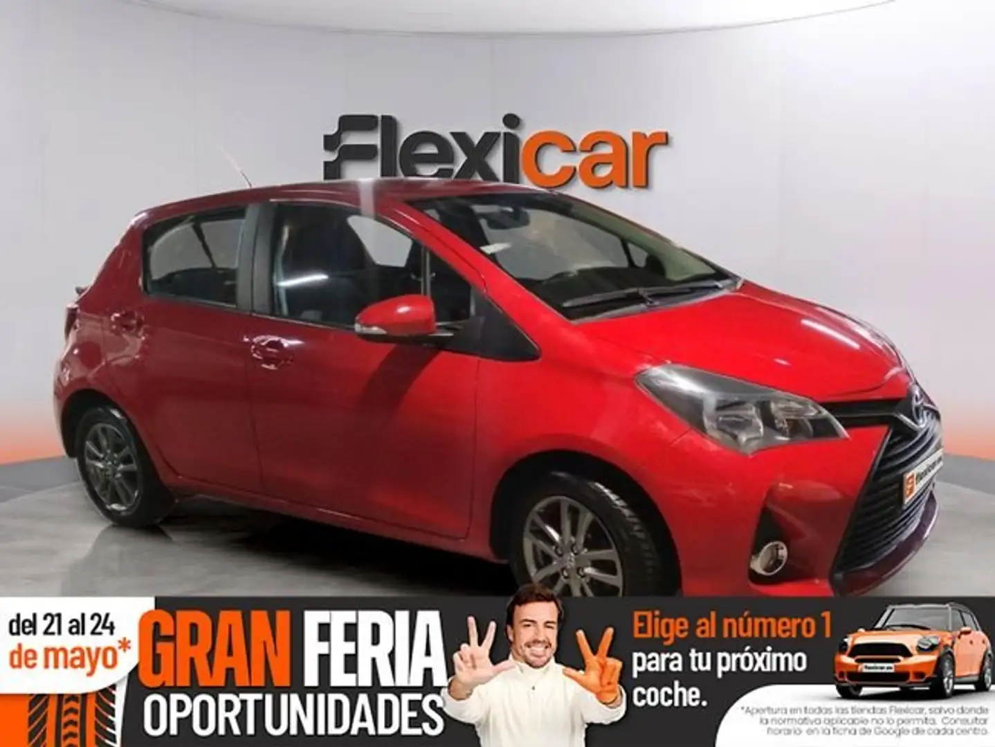 Toyota Yaris 1.0 Active Rojo - 1