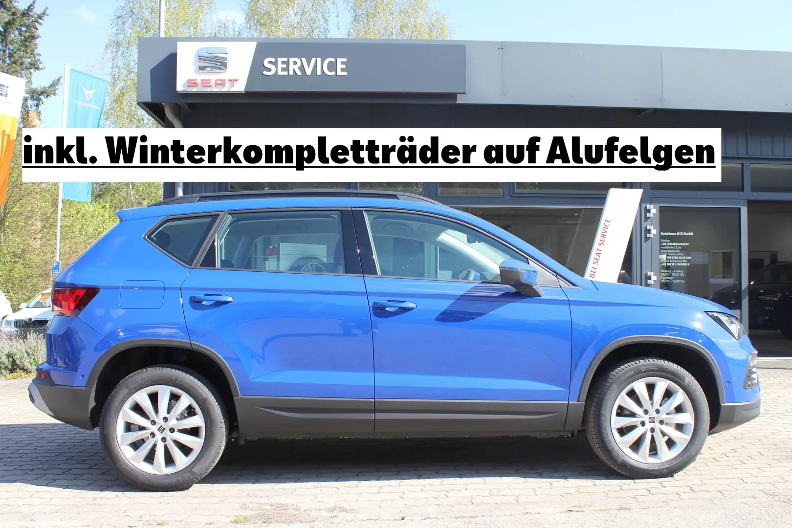 SEAT Ateca Ateca 1.5 TSI Style LED. PDC. SHZ. FahrPaket L. Fu Bleu - 1