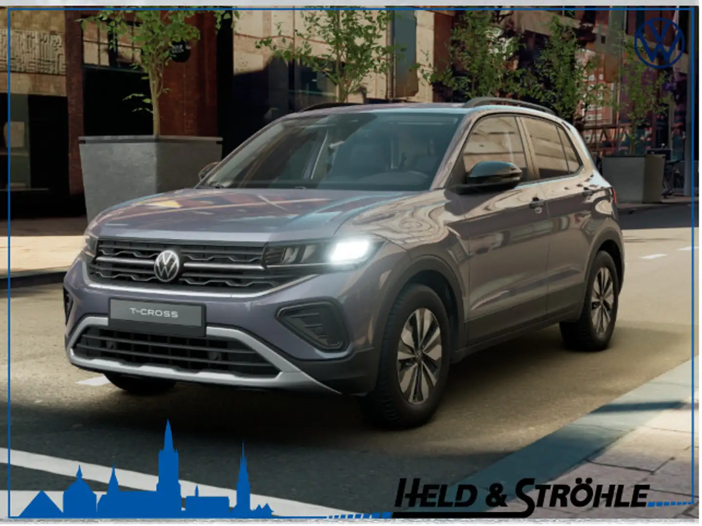 Volkswagen T-Cross GOAL 1.0 DSG AHK  RFK Ganzjahresreifen Gris - 1